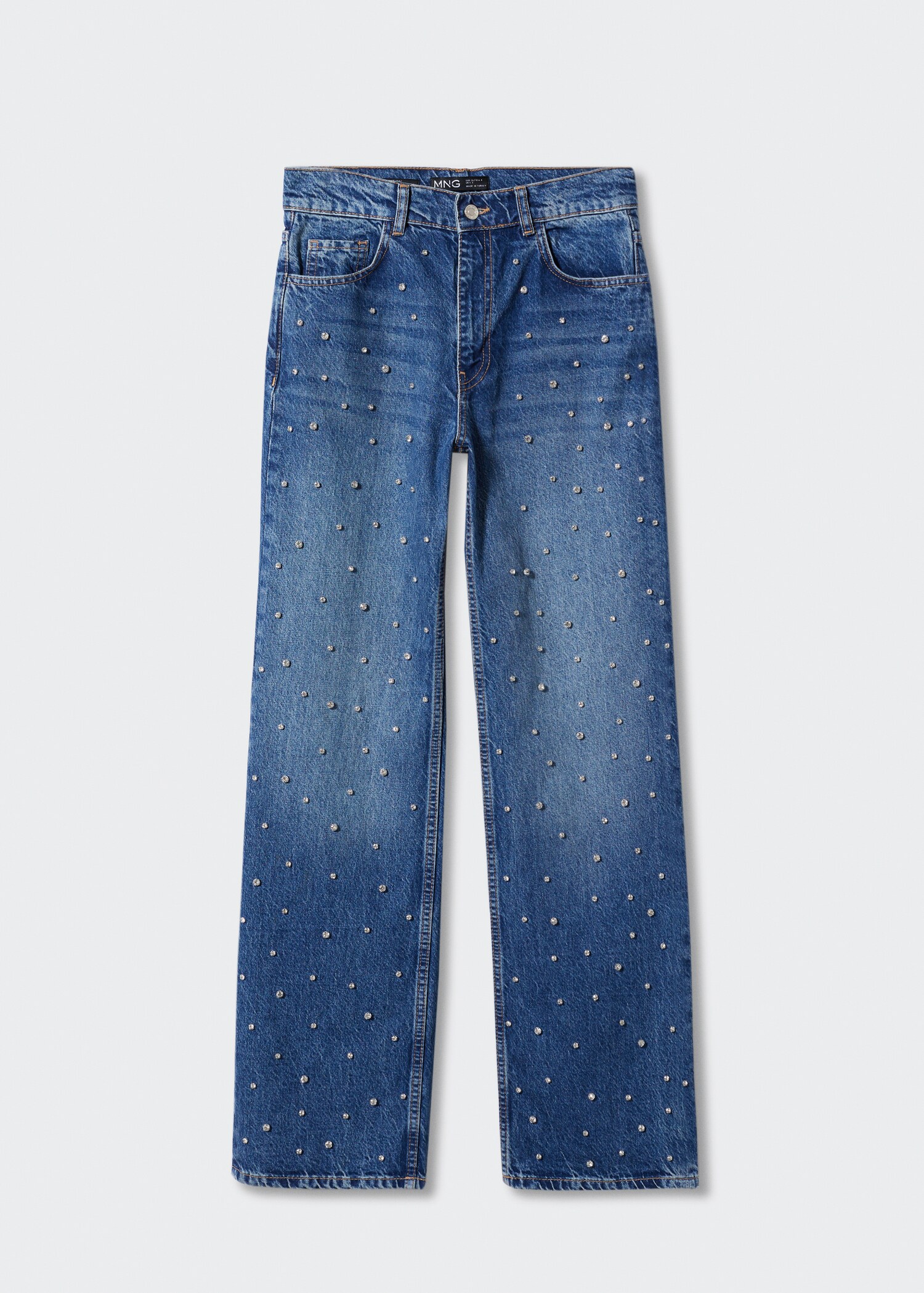 Jeans wideleg strass - Artículo sin modelo