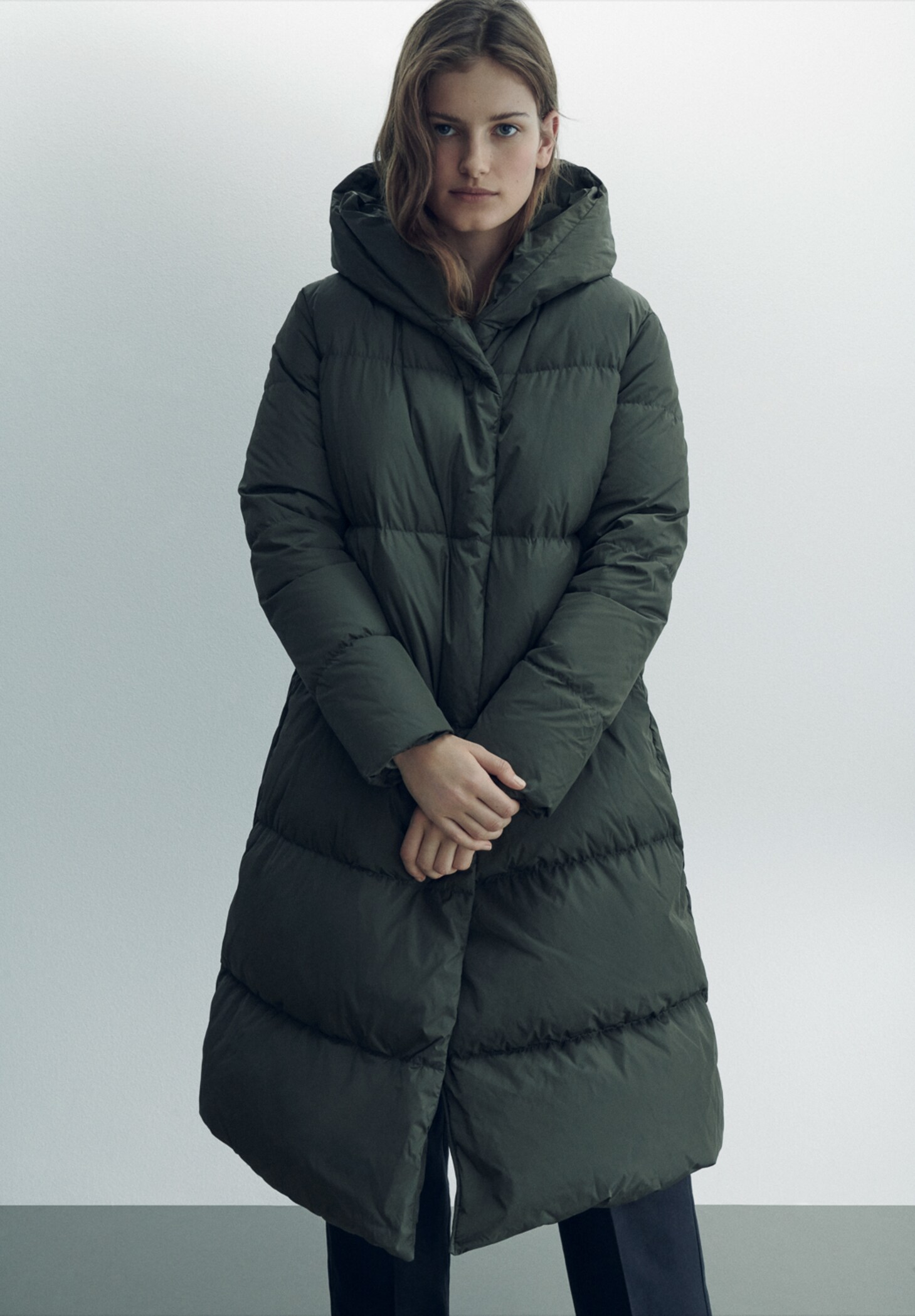 Langer wendbarer Anorak - Mittlere Ansicht