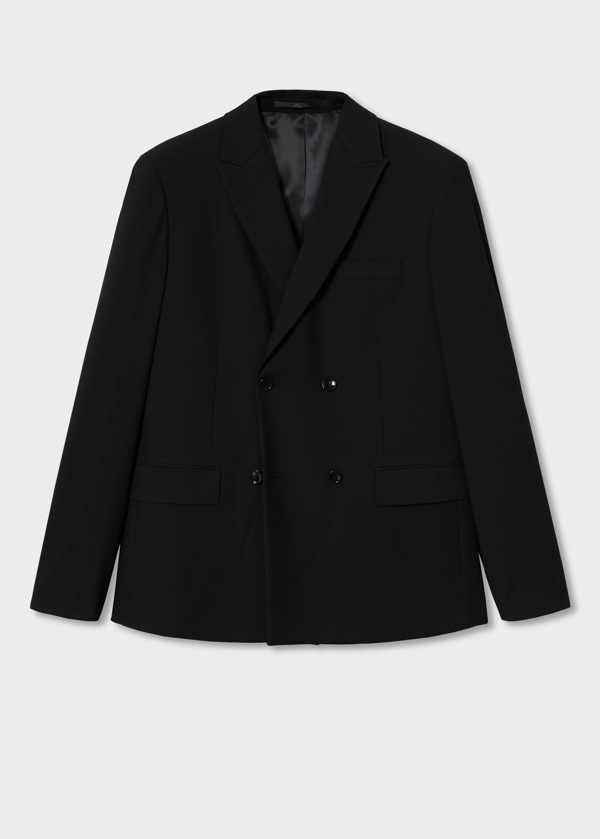 Slim fit double-breasted suit blazer - Article without model