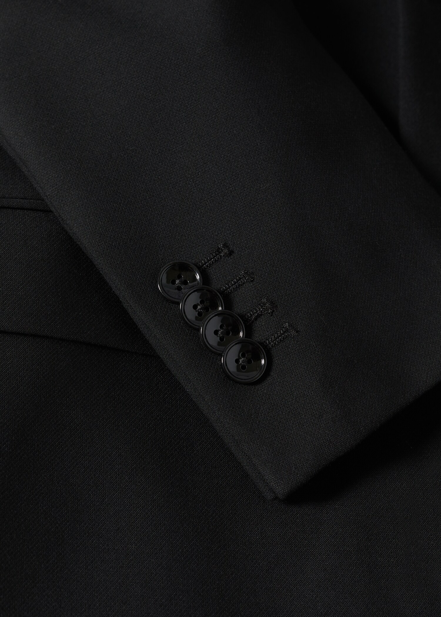 Slim fit double-breasted suit blazer - Details of the article 7