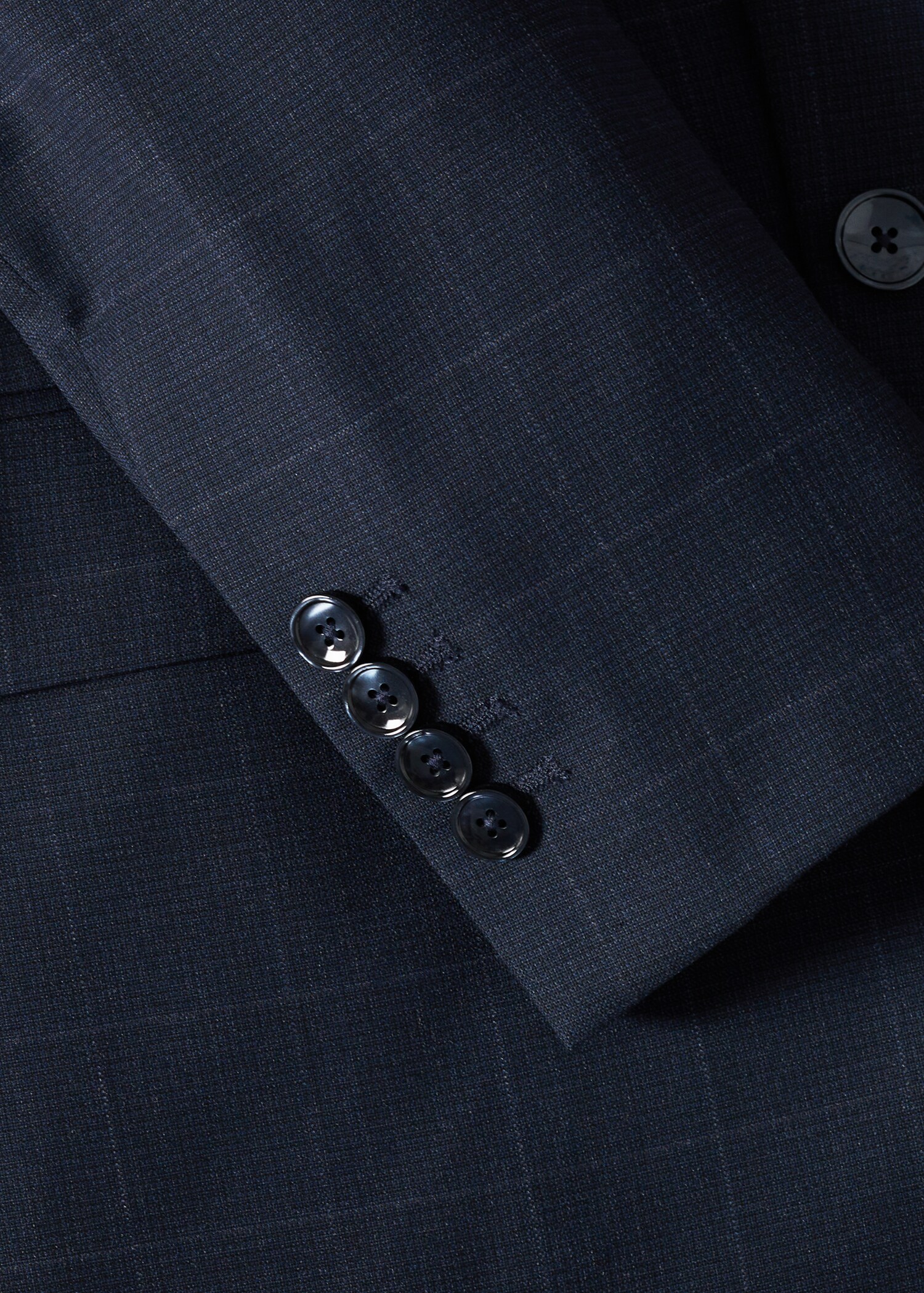 Slim fit check suit blazer - Details of the article 7