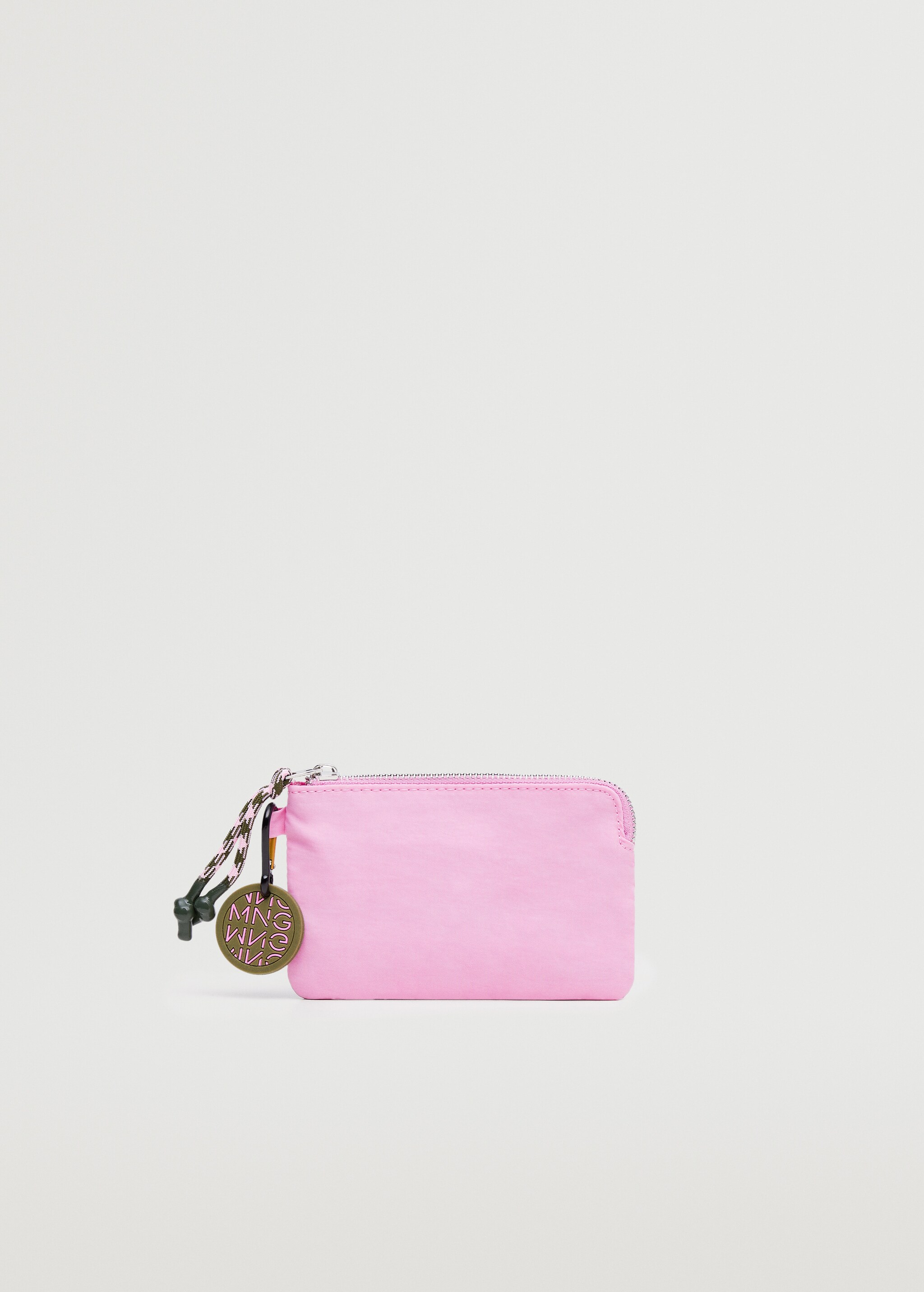 Logo coin purse with zip - Article without model