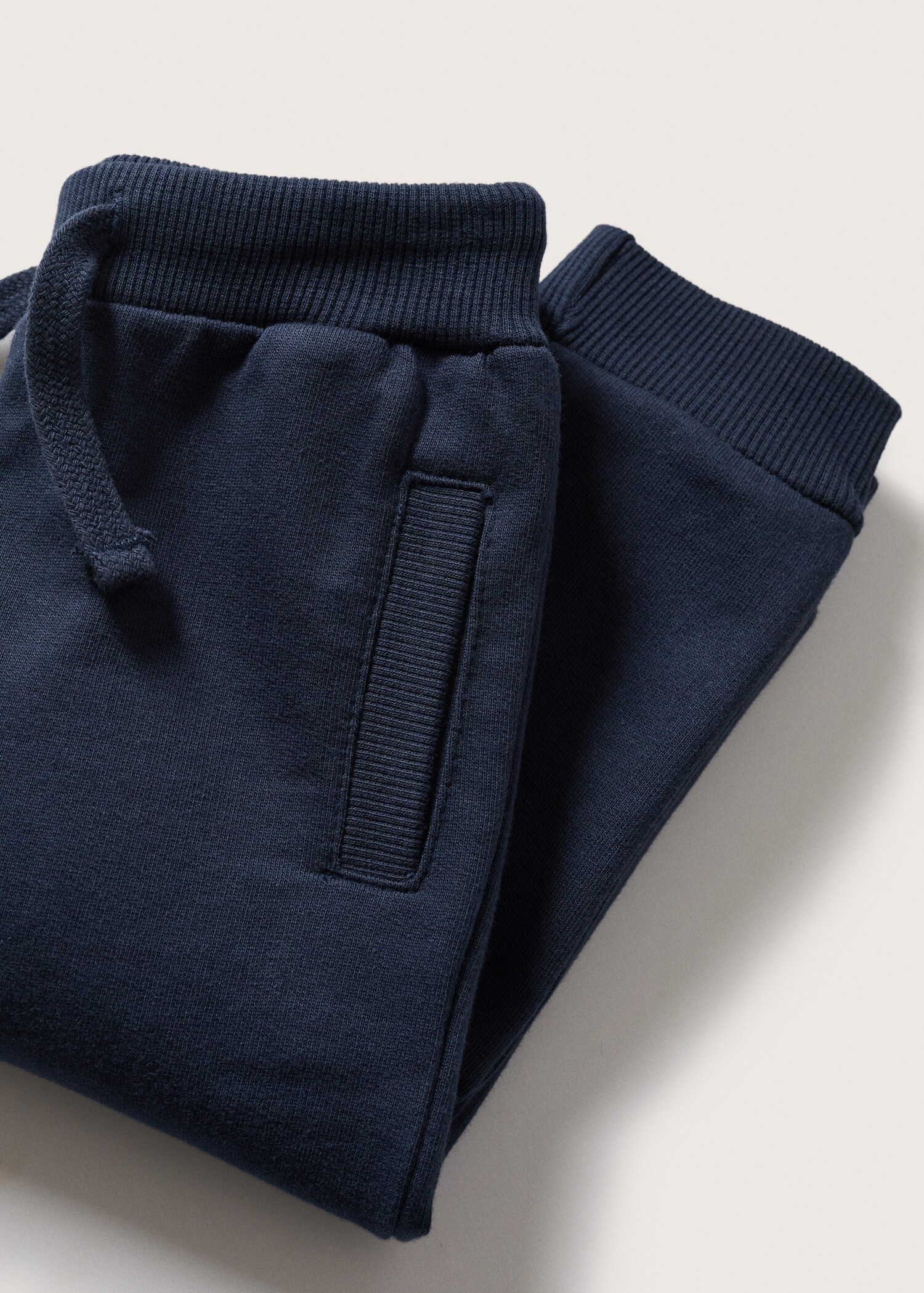 Cotton jogger-style trousers - Details of the article 8