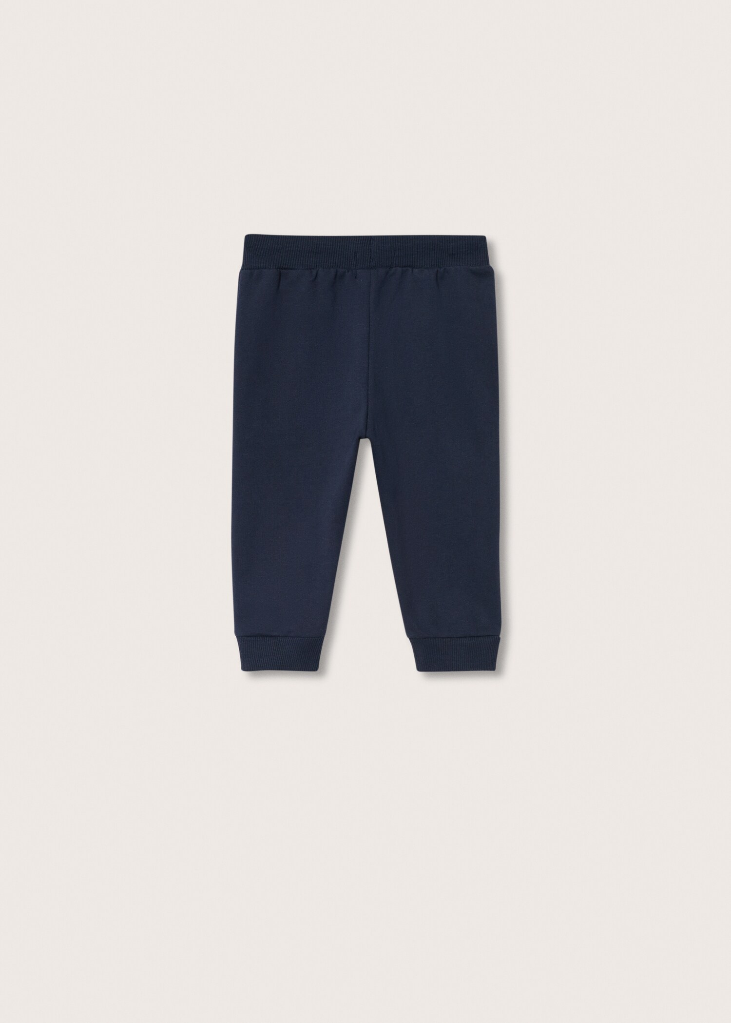 Cotton jogger-style trousers - Reverse of the article