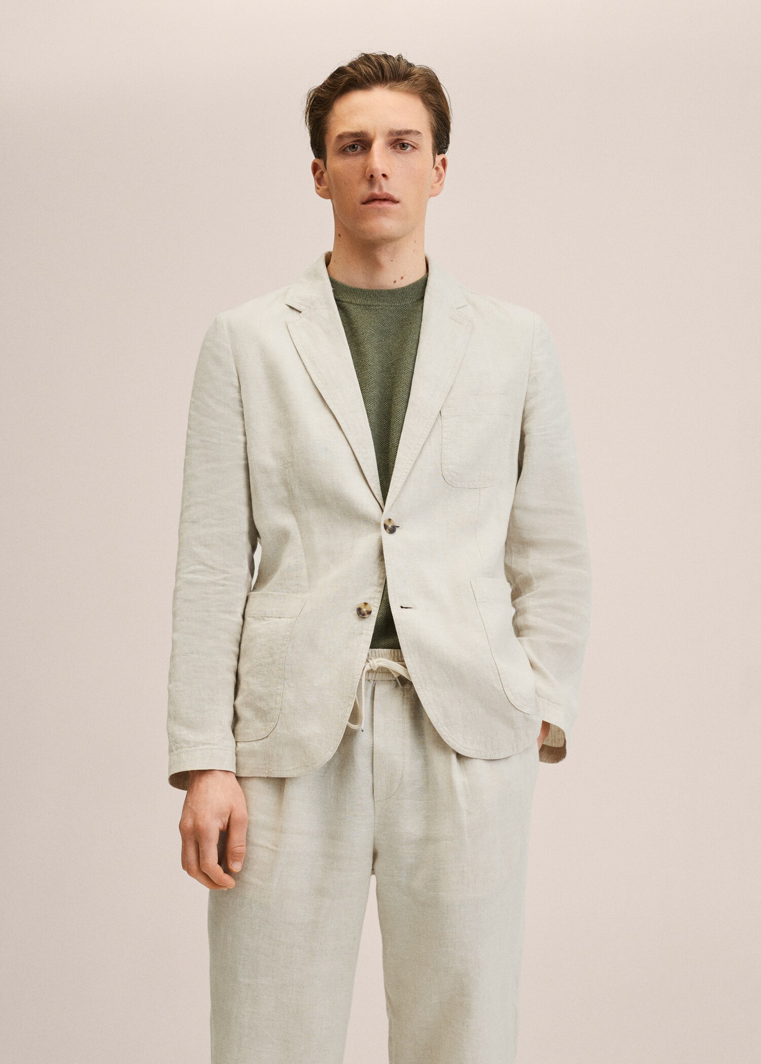 Americana slim fit lli - Pla mig