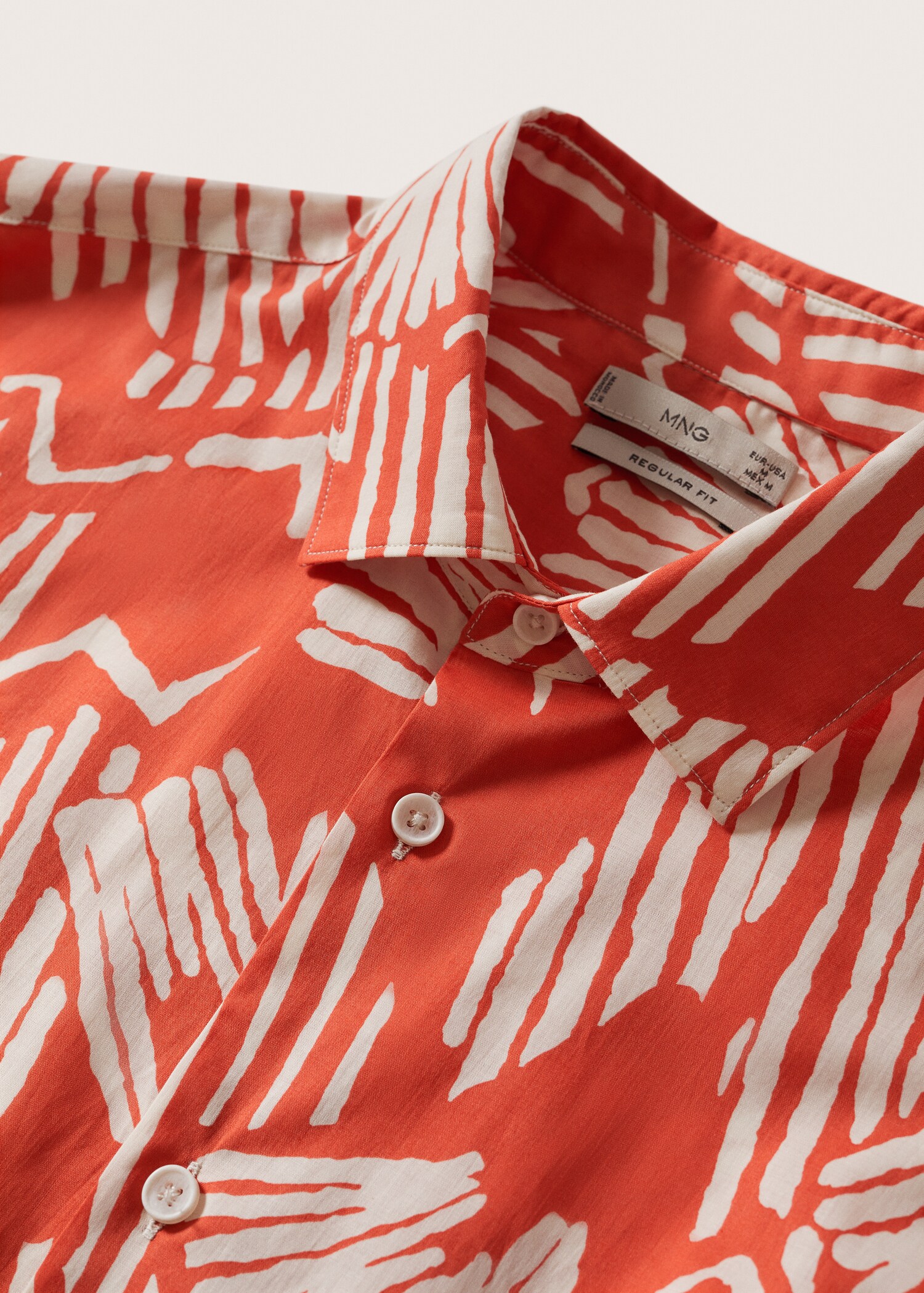 Camisa cotó estampada - Detall de l'article 8