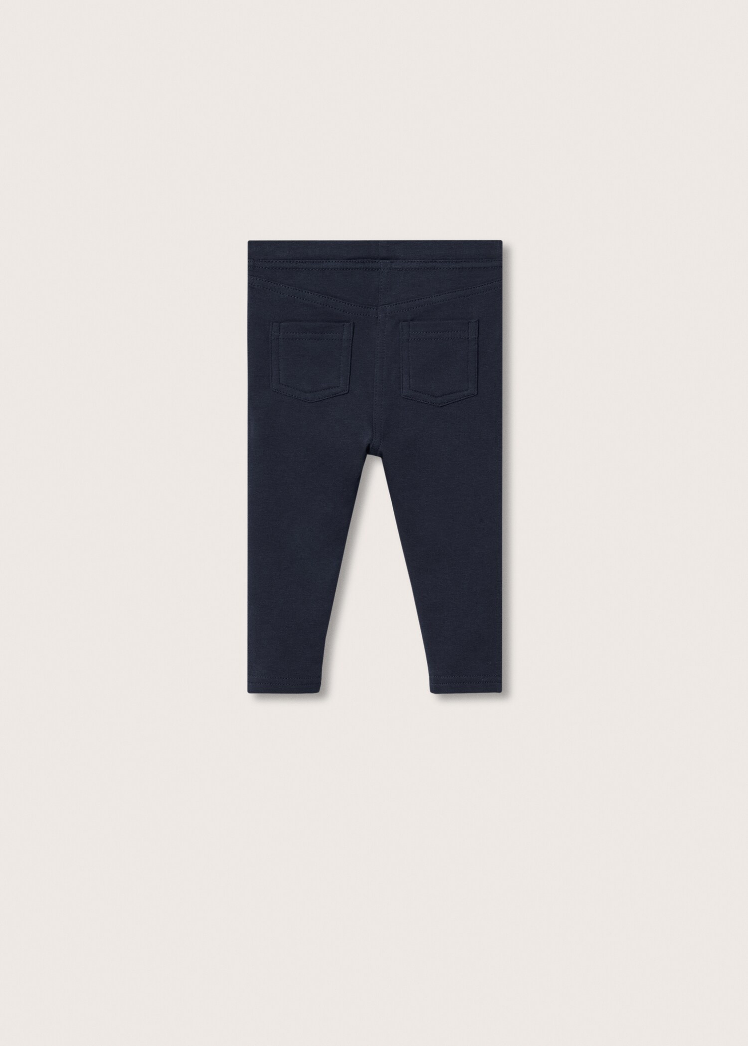 Basic-Leggings aus Baumwolle - Rückseite des Artikels