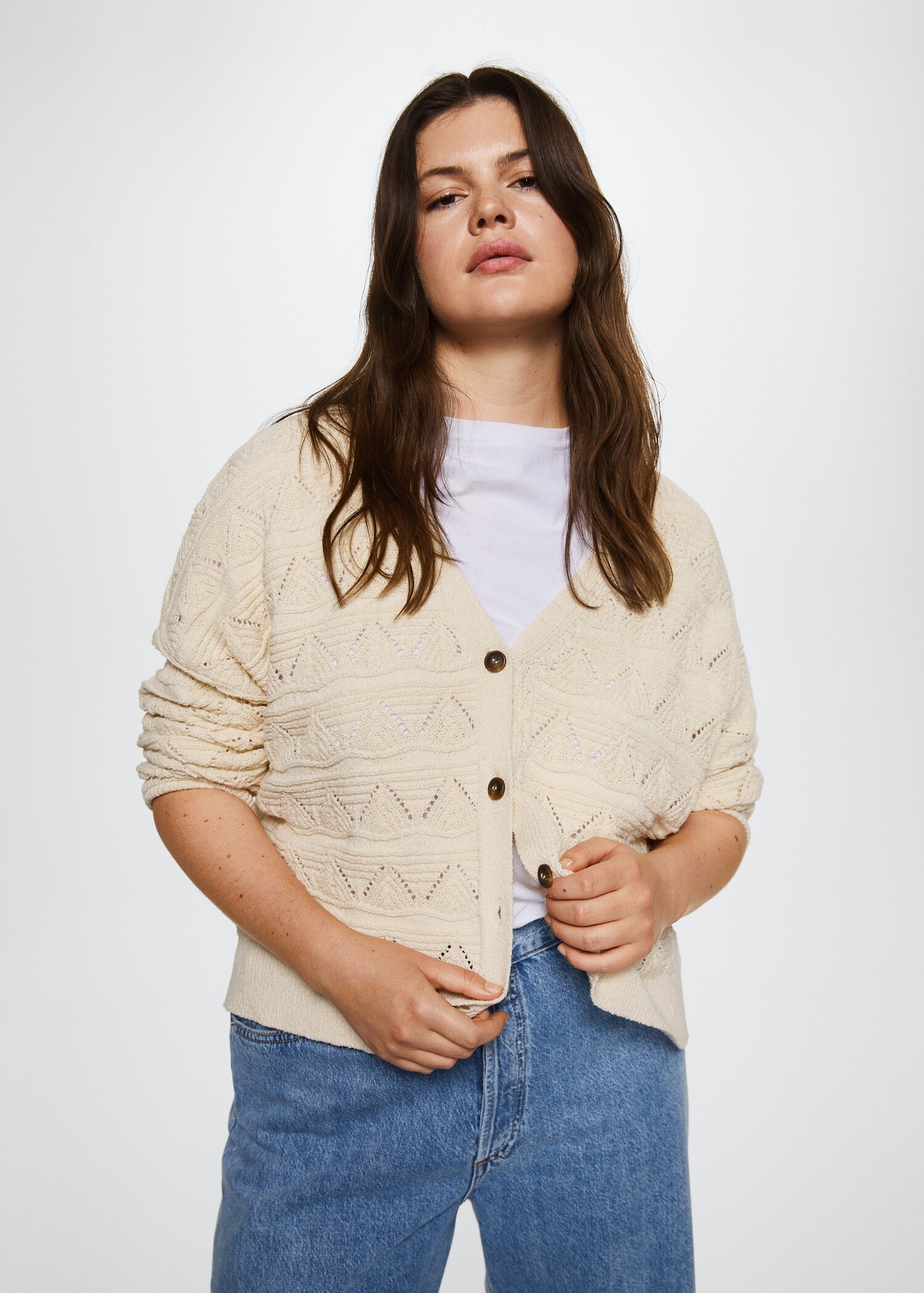 Cardigan maille ajourée - Détail de l'article 5