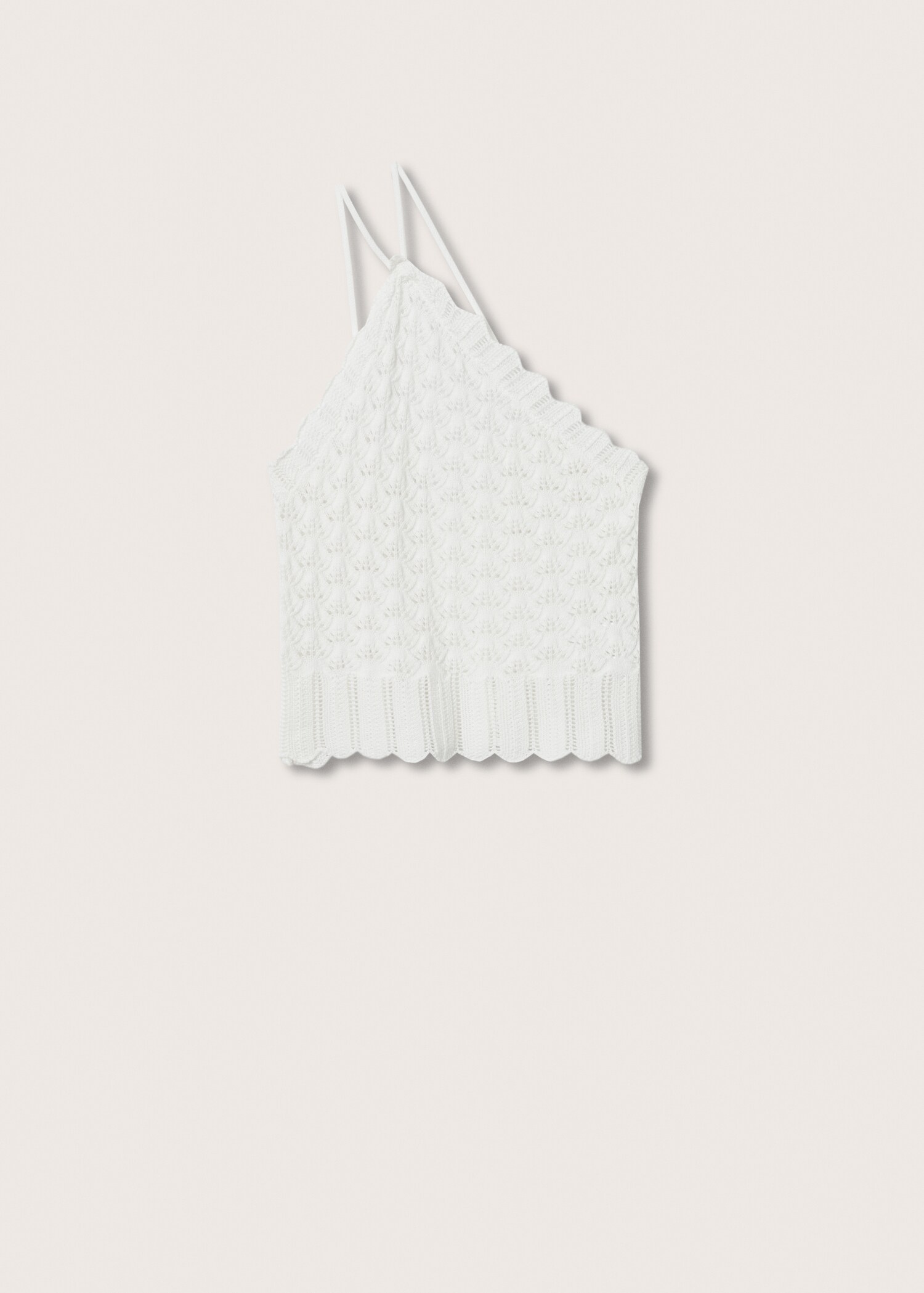 Knitted cropped top - Article without model
