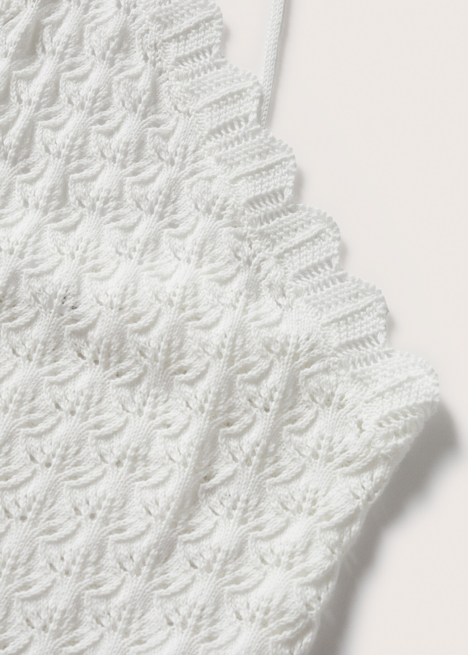 Knitted cropped top - Details of the article 8
