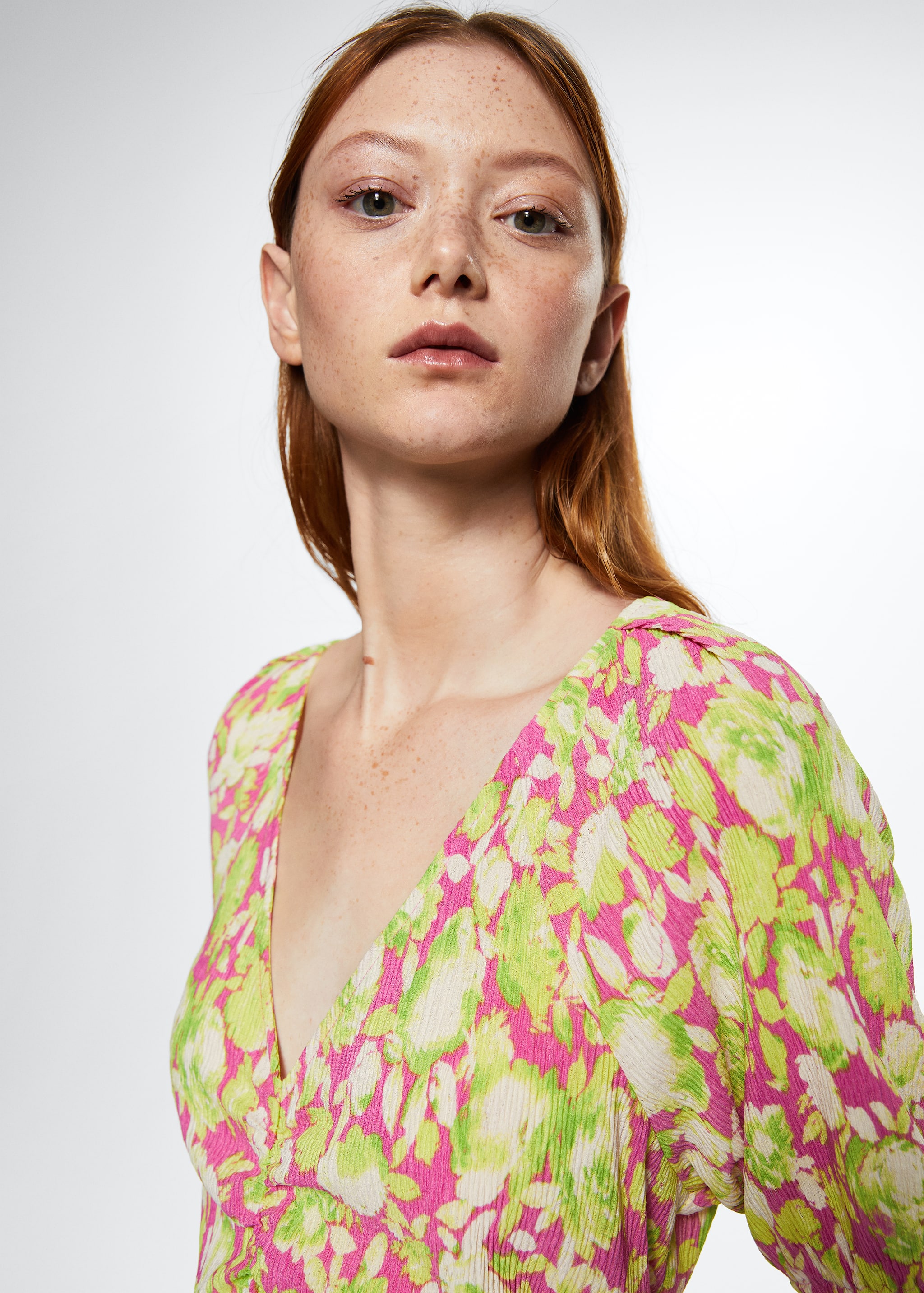 Floral print dress - Details of the article 1