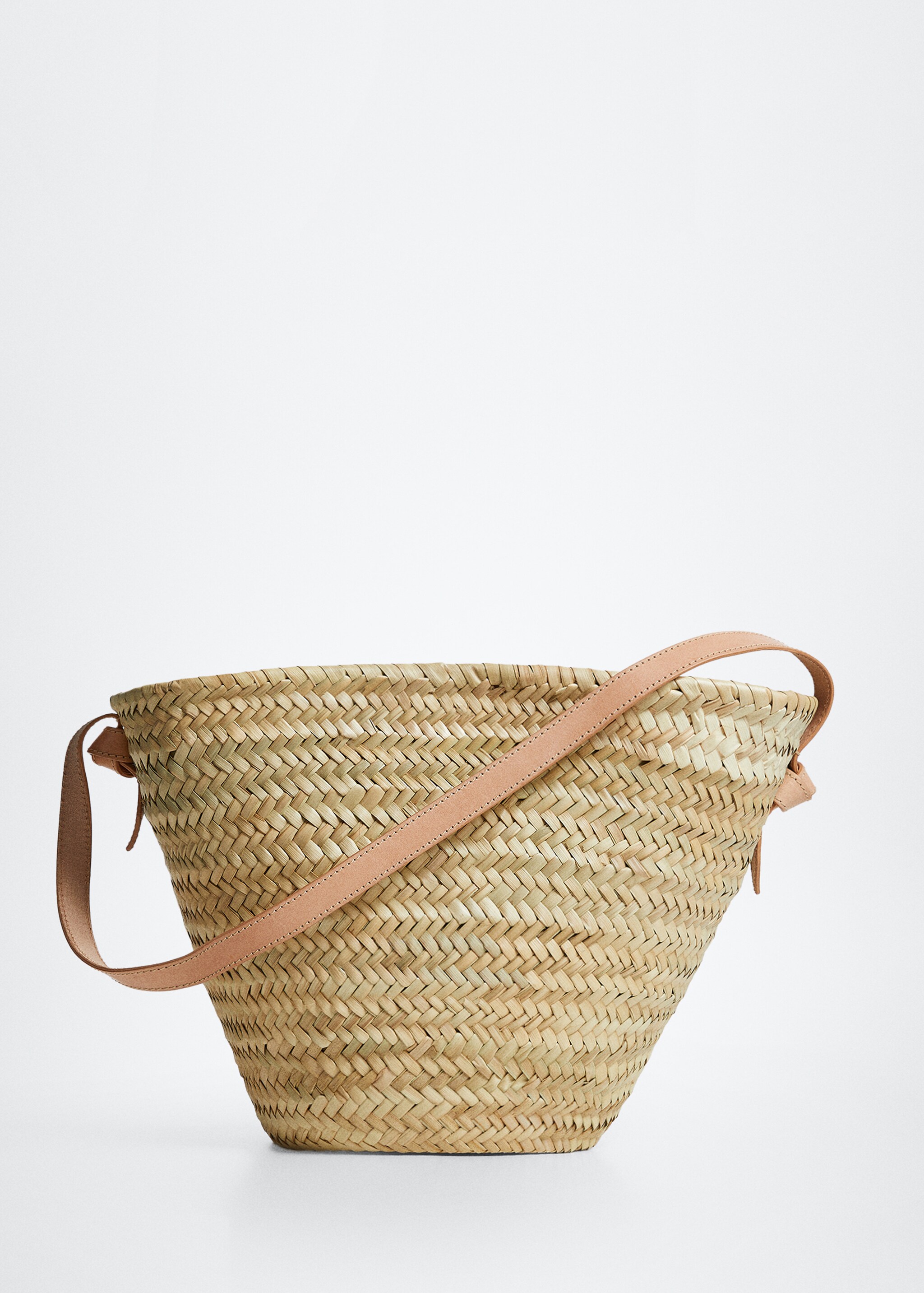 Leather basket bag - Article without model