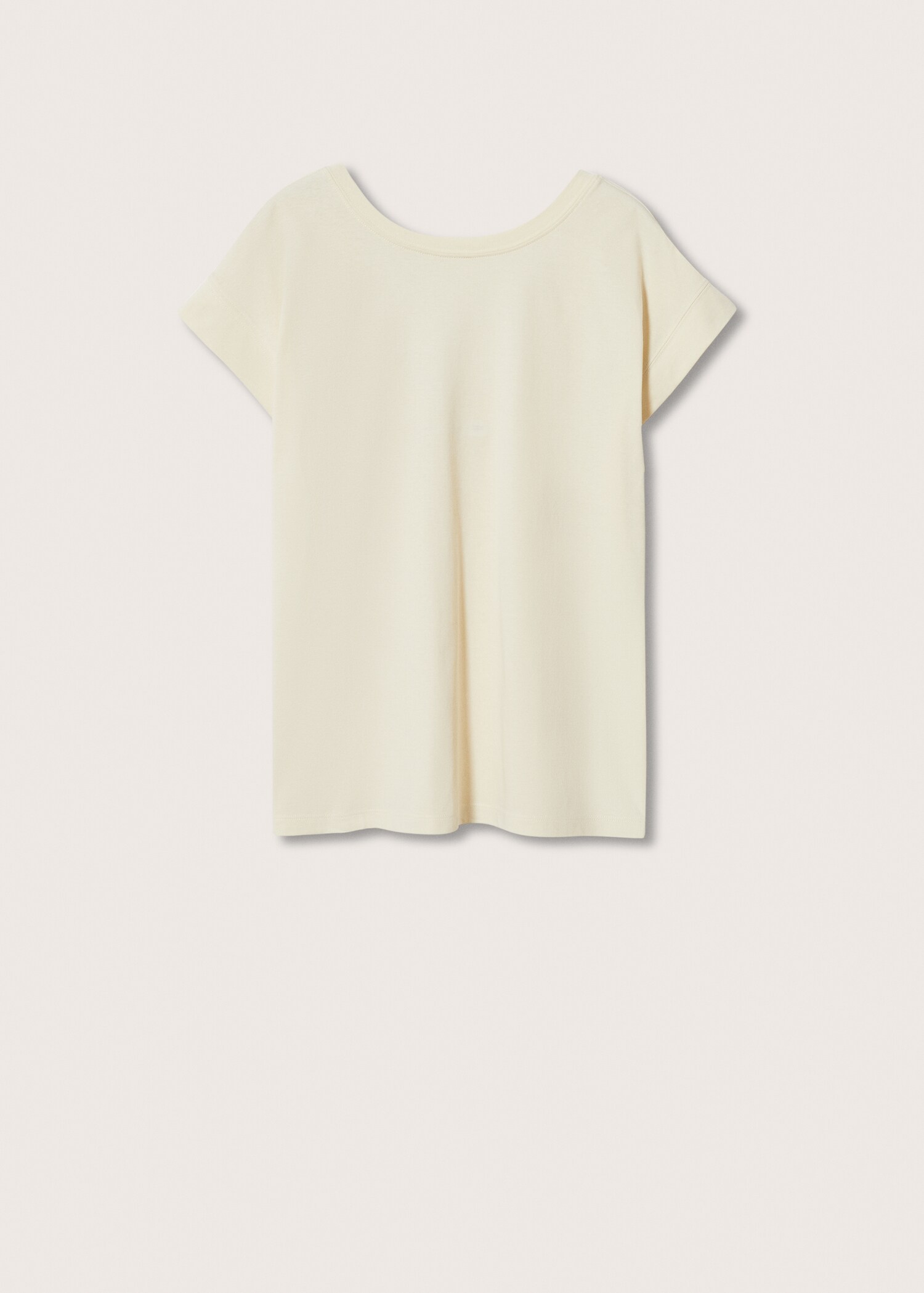 Scoop back T-shirt - Article without model