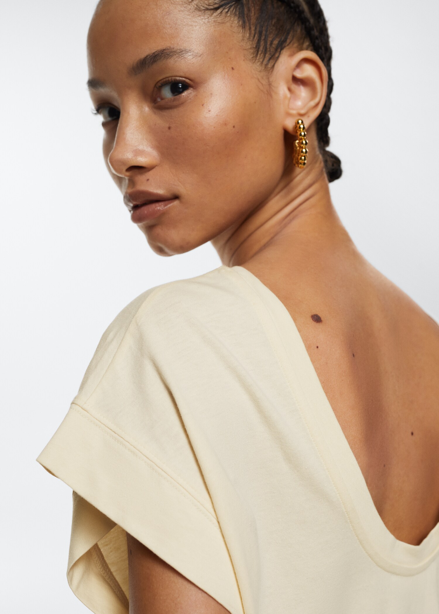 Scoop back T-shirt - Details of the article 2