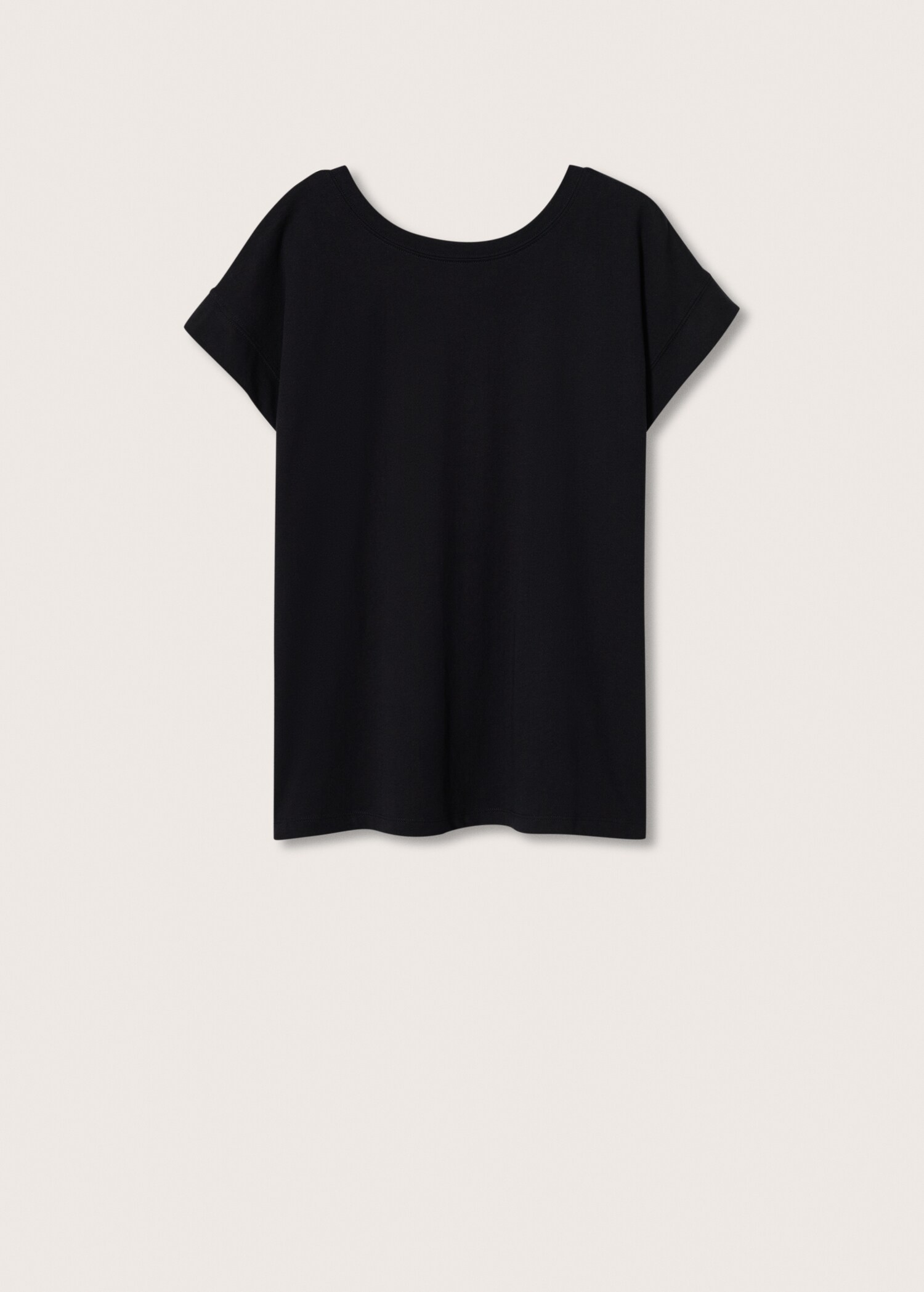 Scoop back T-shirt - Article without model
