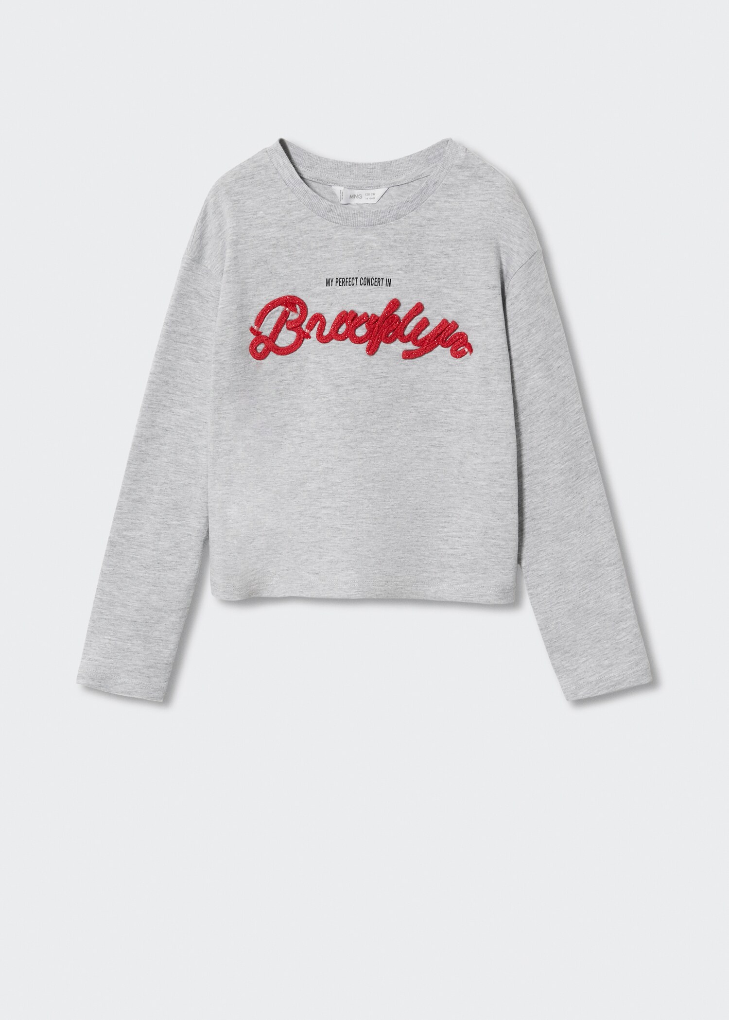 Embossed long-sleeved t-shirt - Article without model