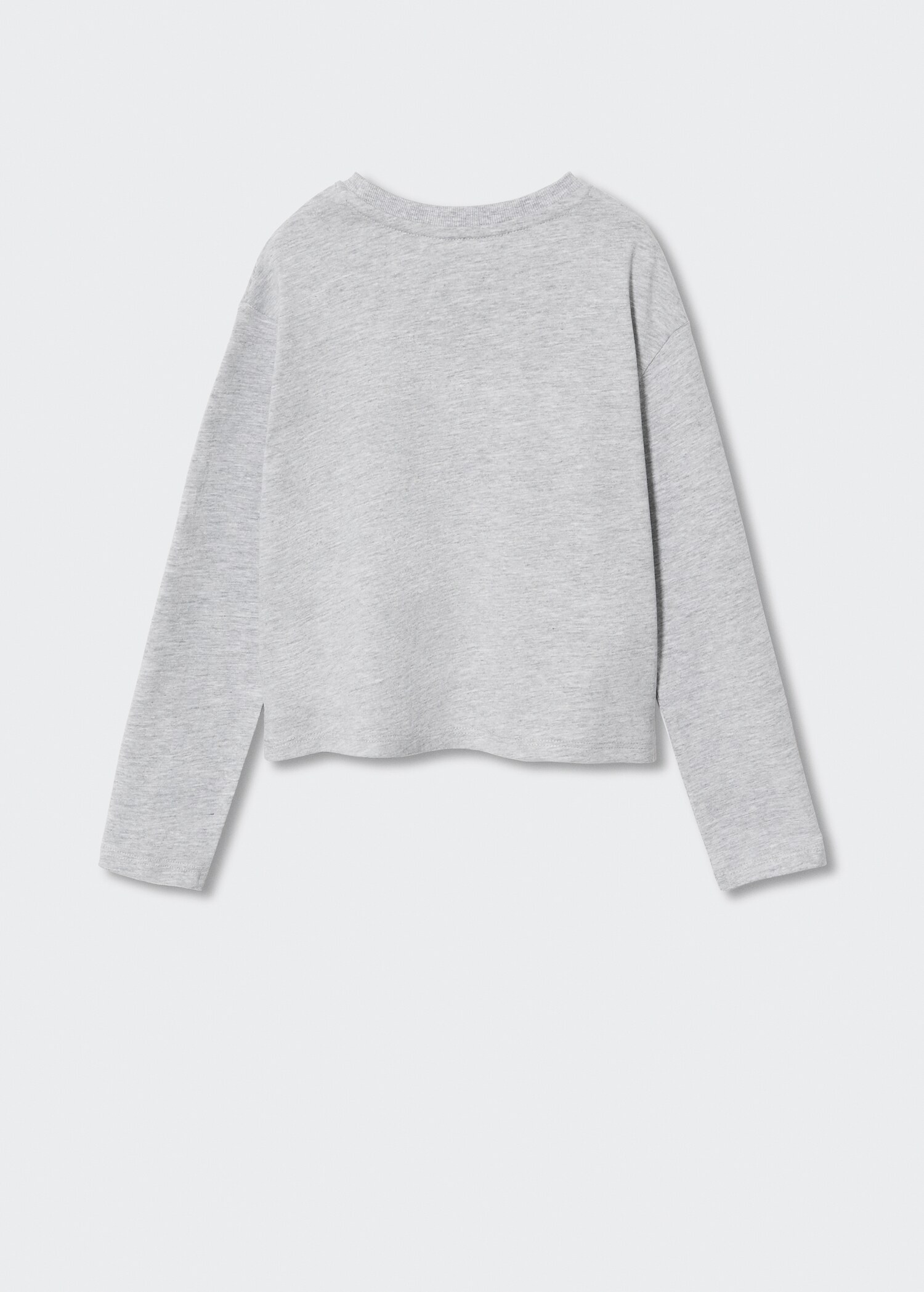Embossed long-sleeved t-shirt - Reverse of the article