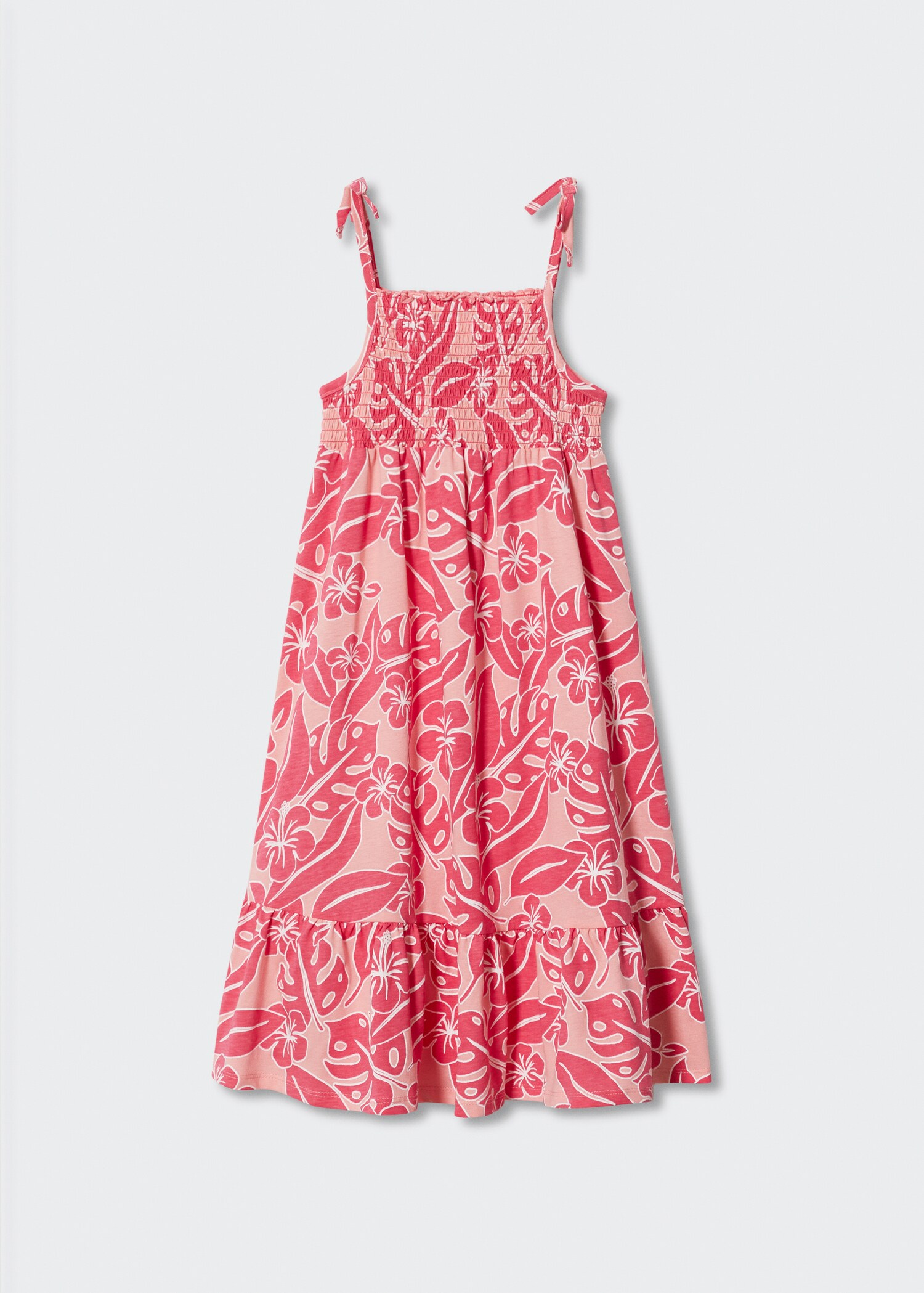 Printed ruched dress - Article without model