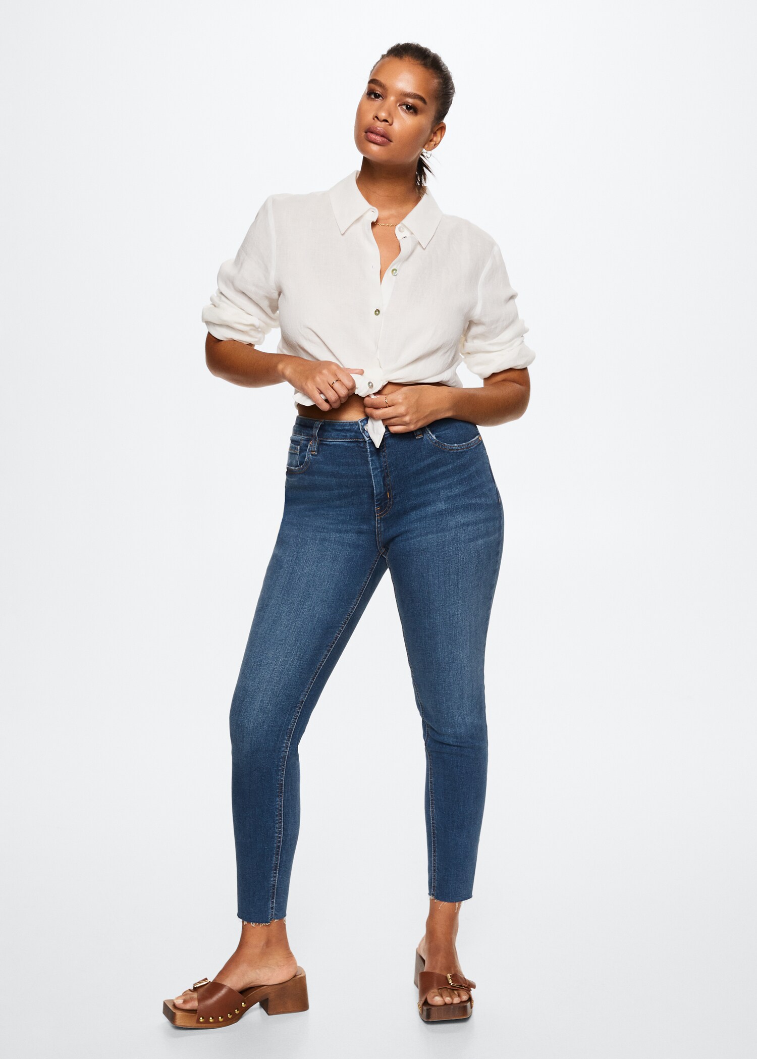 Skinny cropped jeans - Details of the article 3