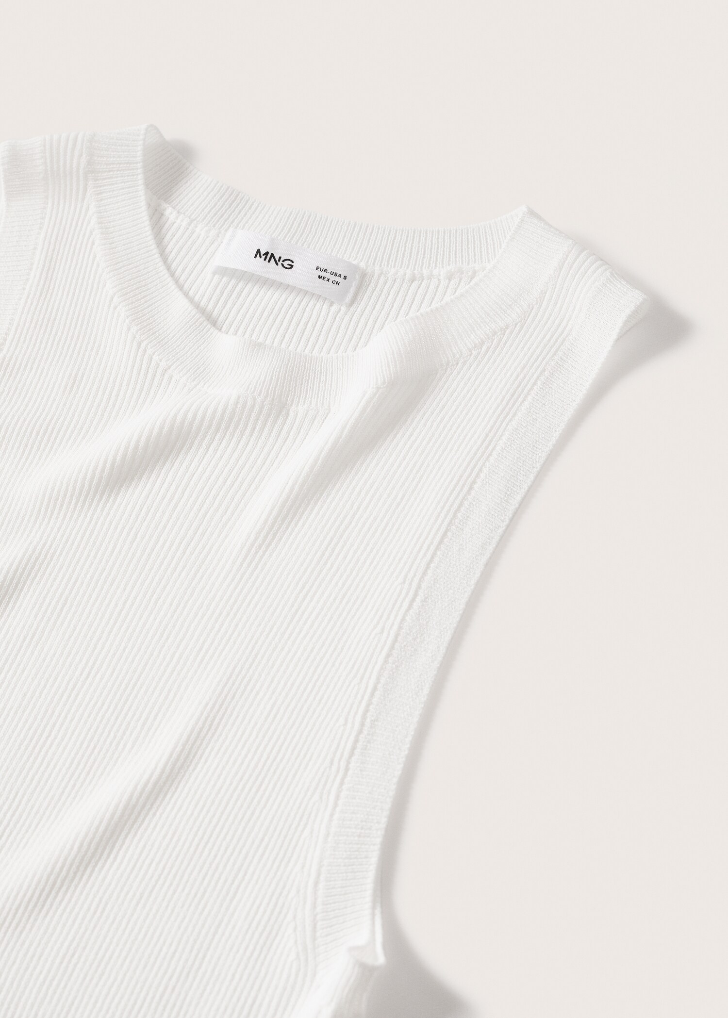 Ribbed knit top - Details of the article 8