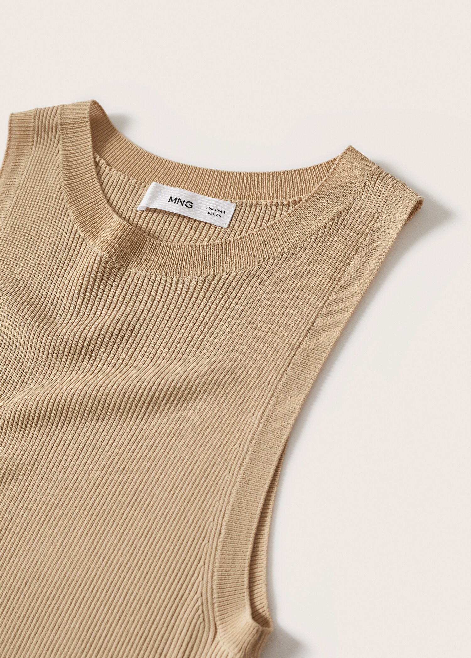 Ribbed knit top - Details of the article 8