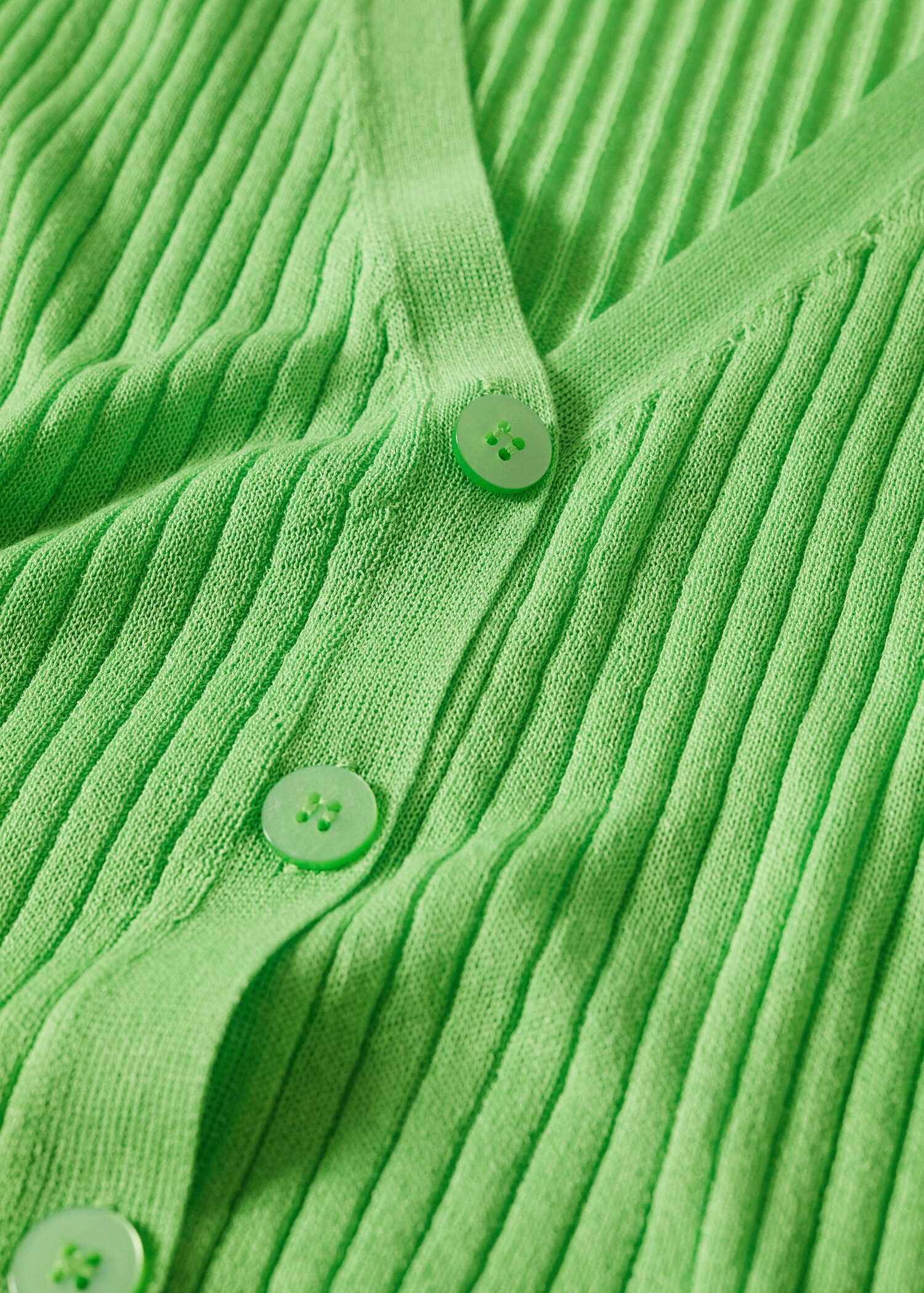 Ribbed knit cardigan - Details of the article 8