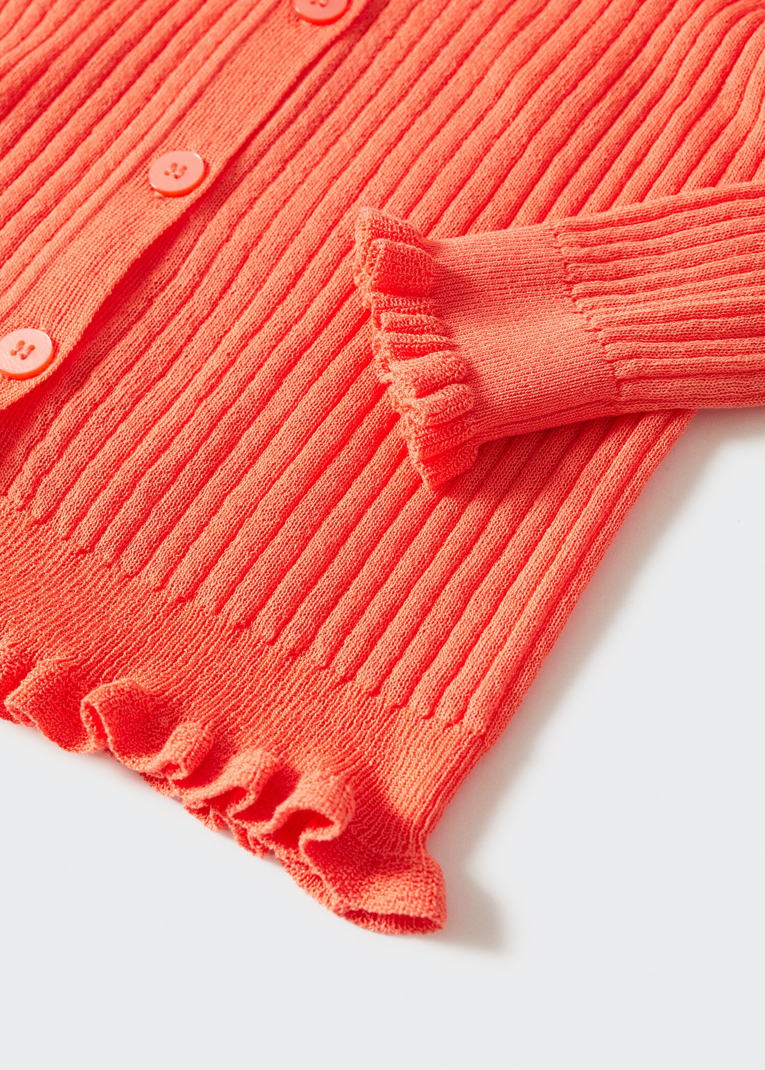 Ribbed knit cardigan - Details of the article 8