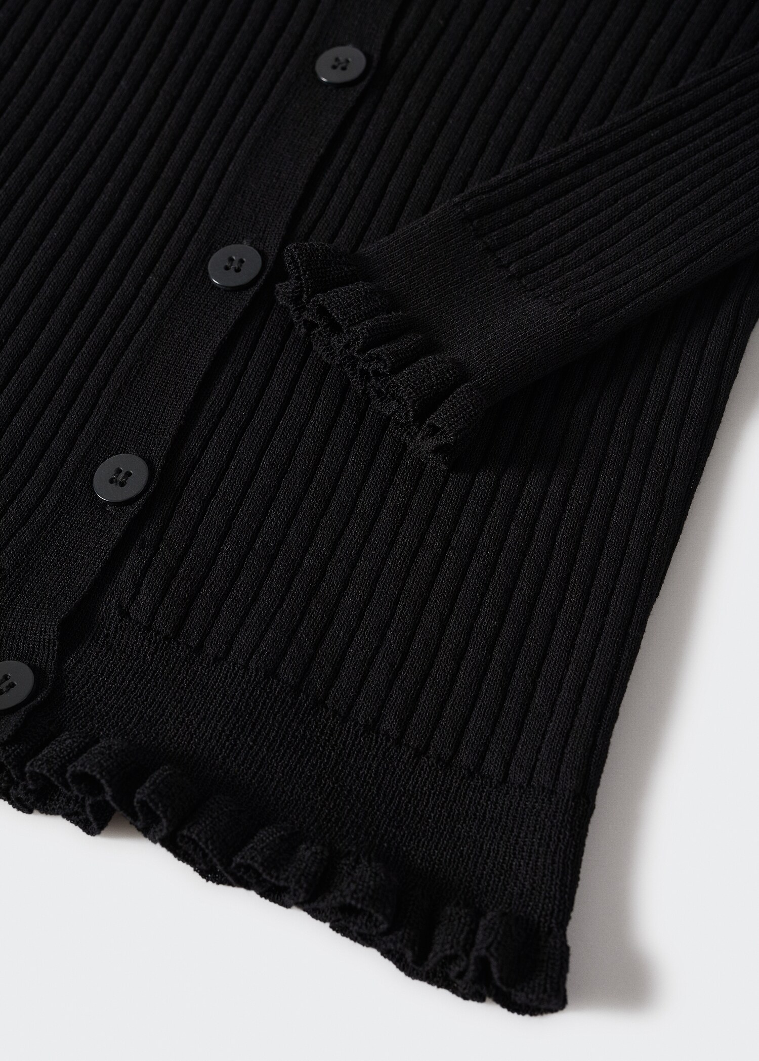 Ribbed knit cardigan - Details of the article 8