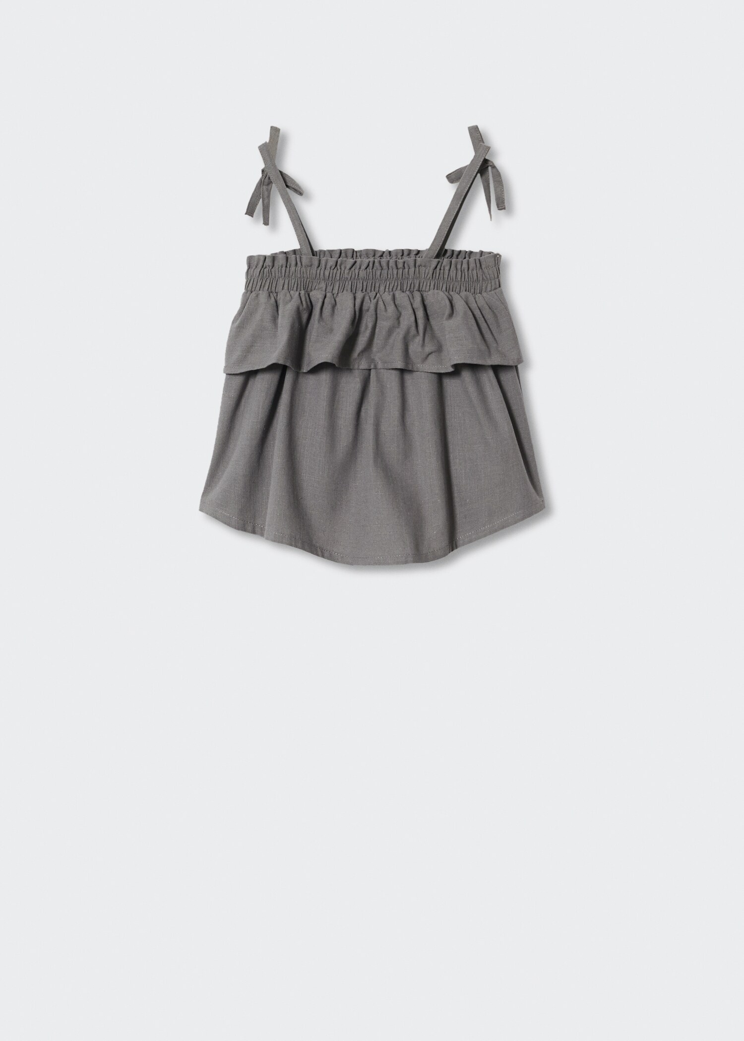 Ruffle bow blouse - Reverse of the article