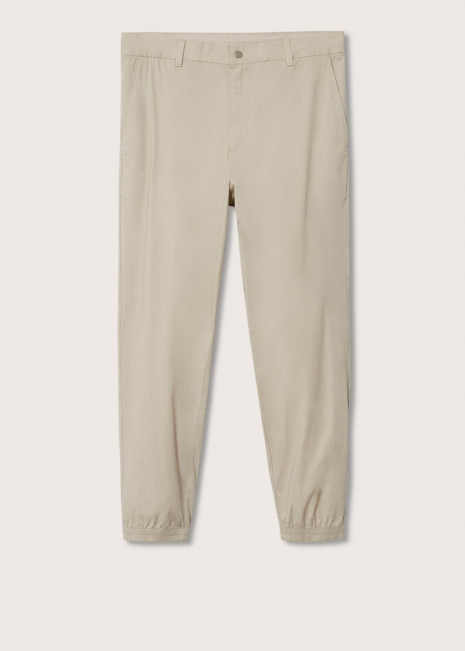 Cotton jogger-style trousers - Article without model