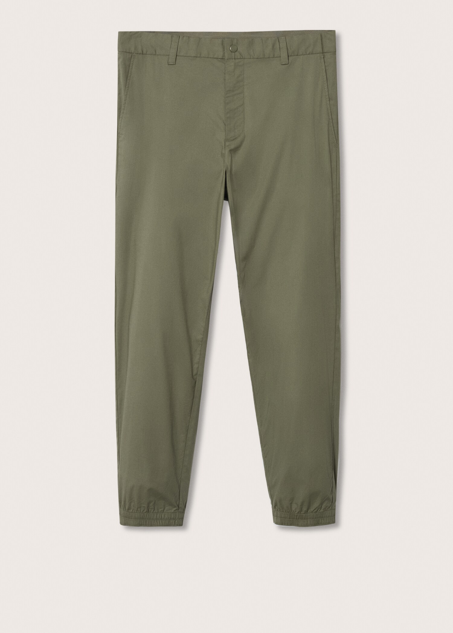 Cotton jogger-style trousers - Article without model