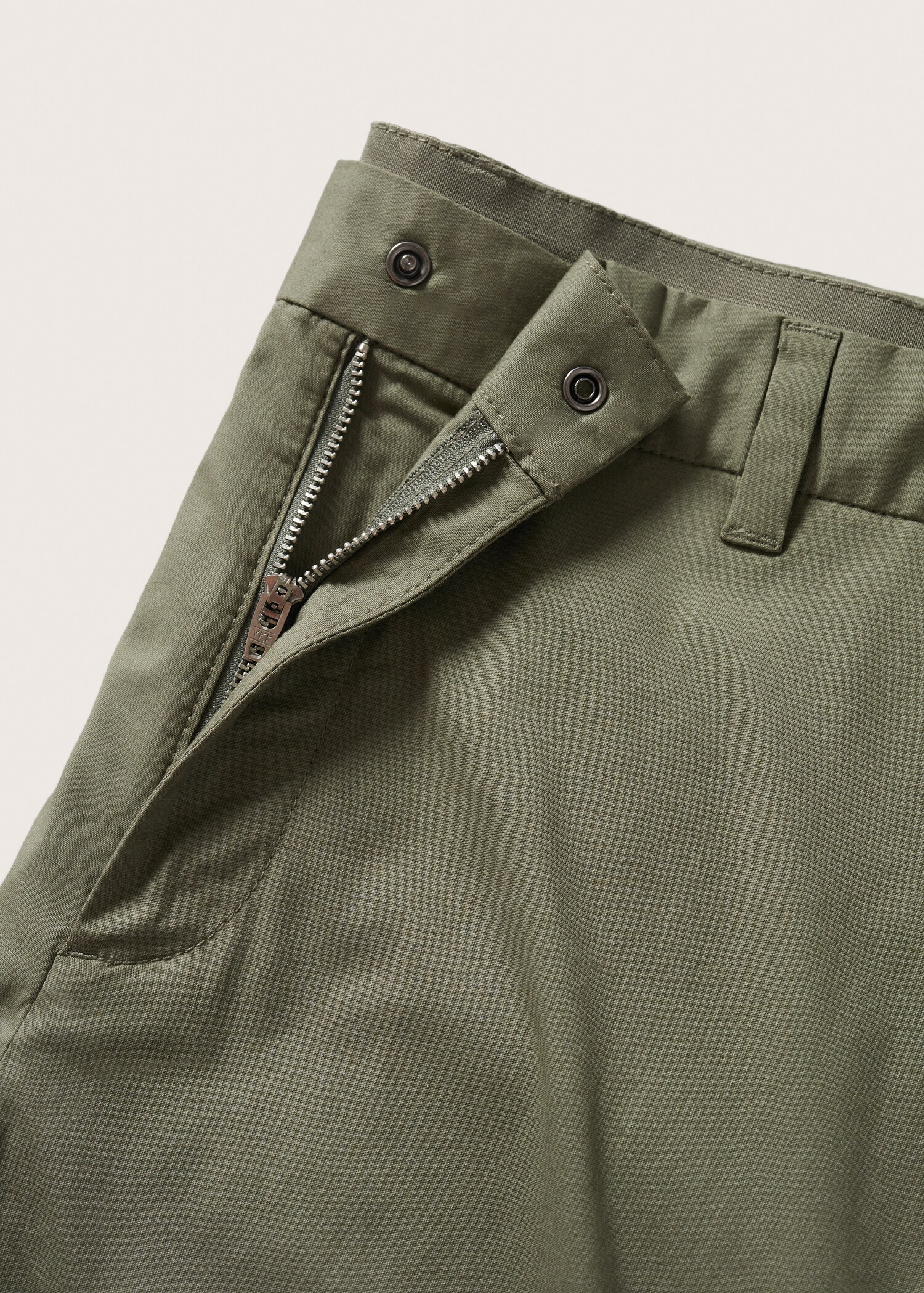 Cotton jogger-style trousers - Details of the article 8
