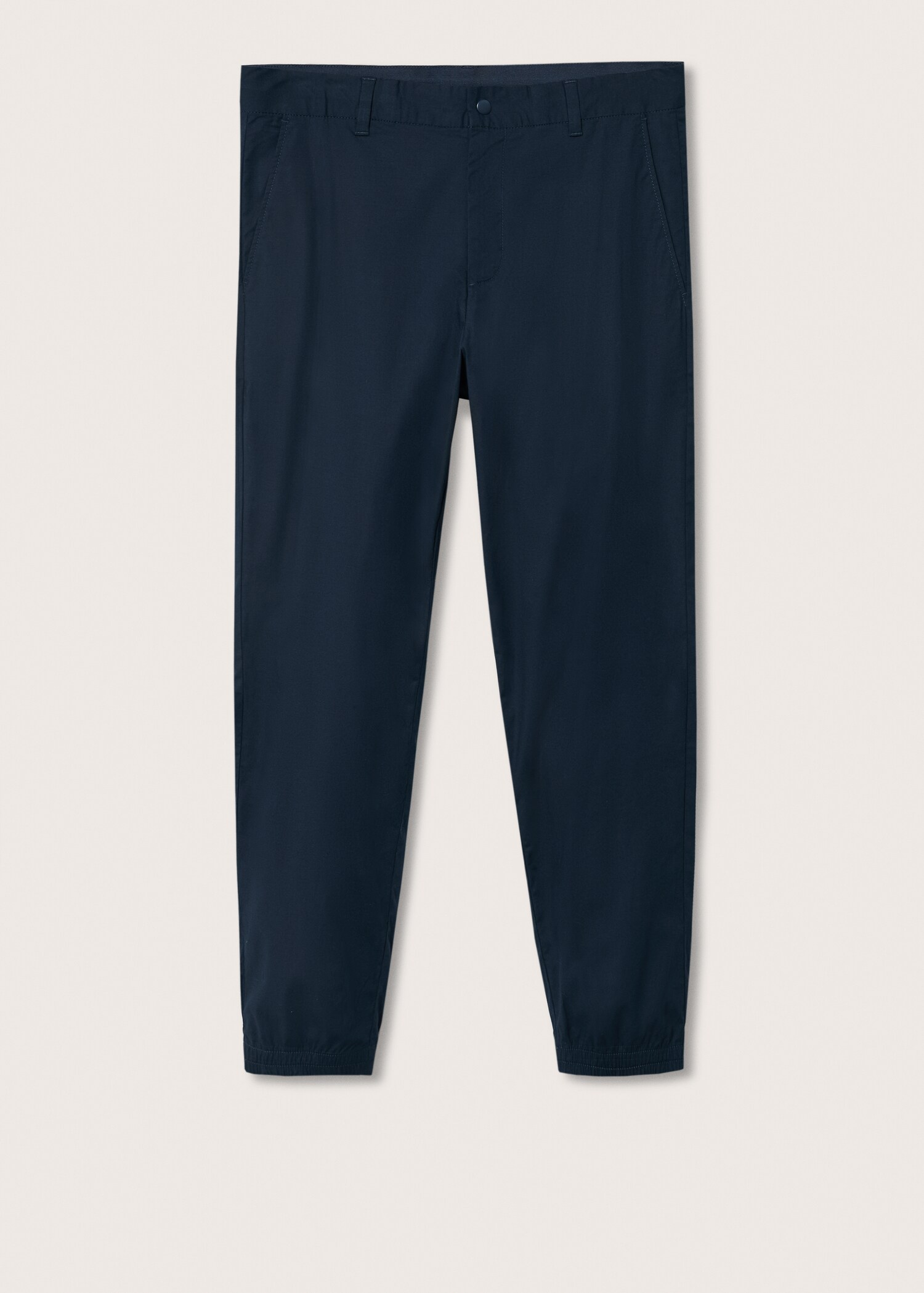 Cotton jogger-style trousers - Article without model