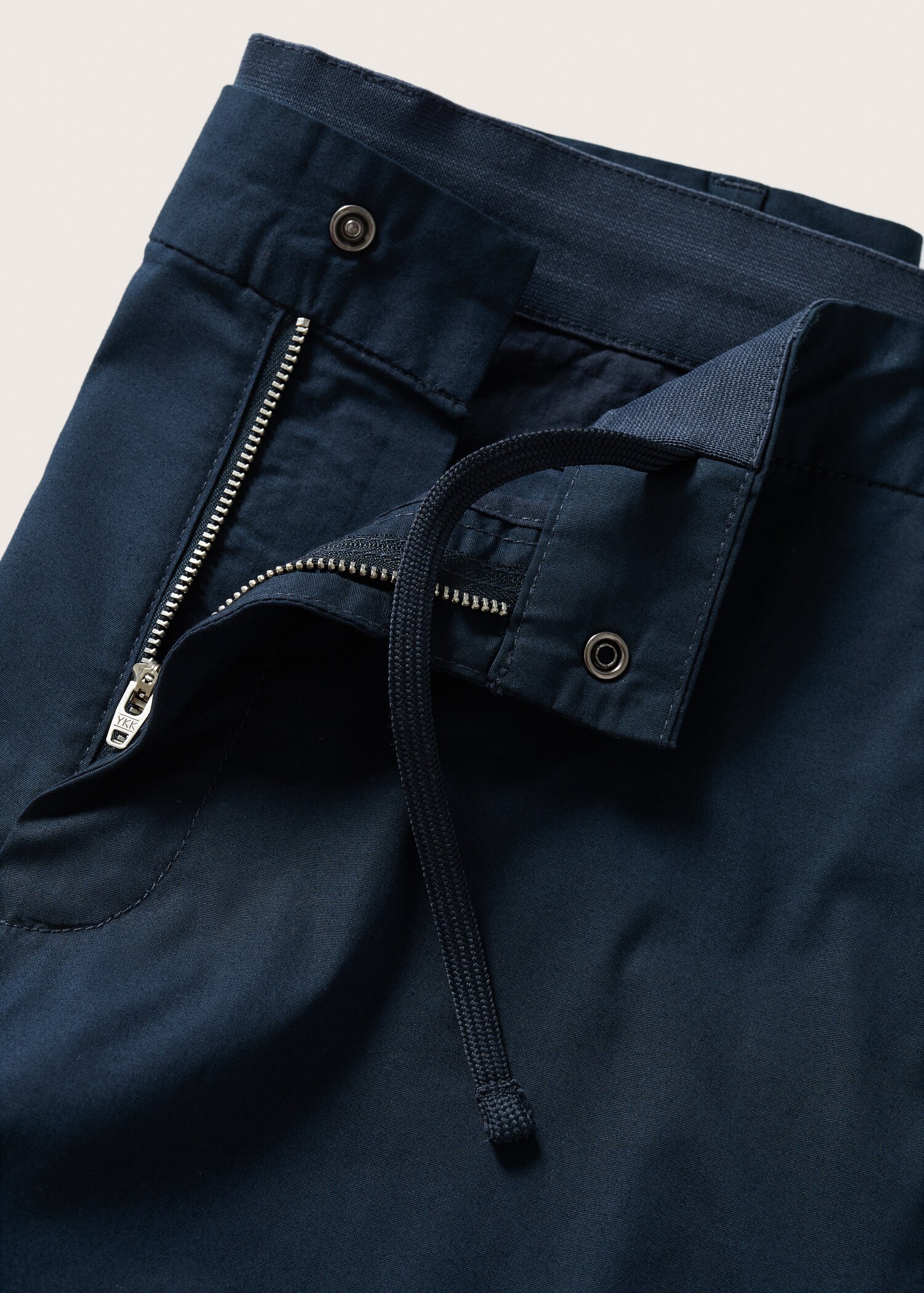 Cotton jogger-style trousers - Details of the article 8