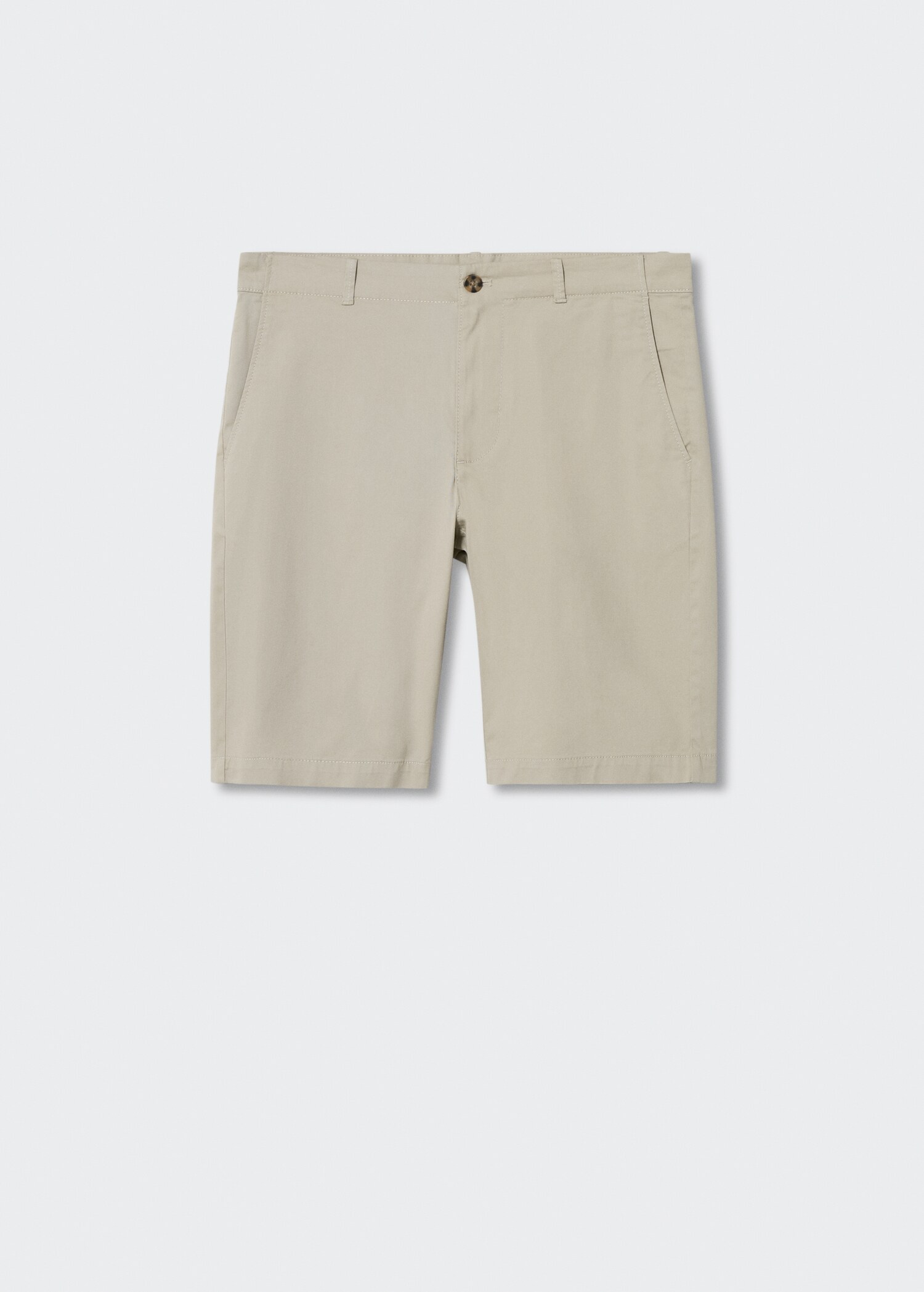 Bermuda slim-fit chino coton - Article sans modèle