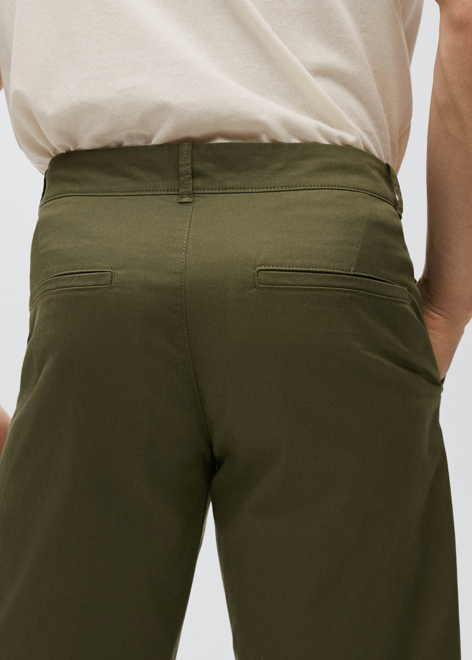 Bermuda slim-fit chino coton - Détail de l'article 3