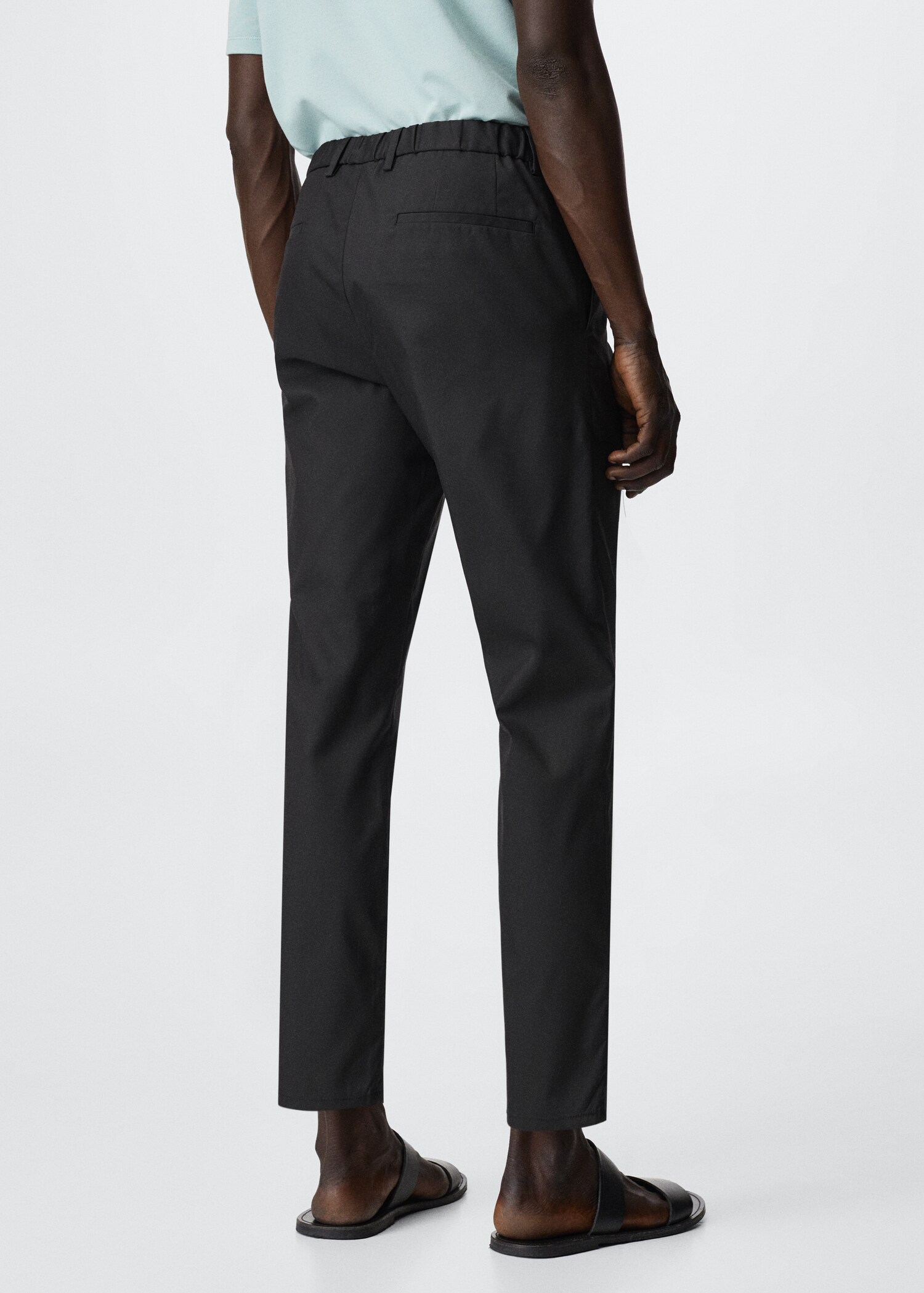 Cotton chinos - Reverse of the article