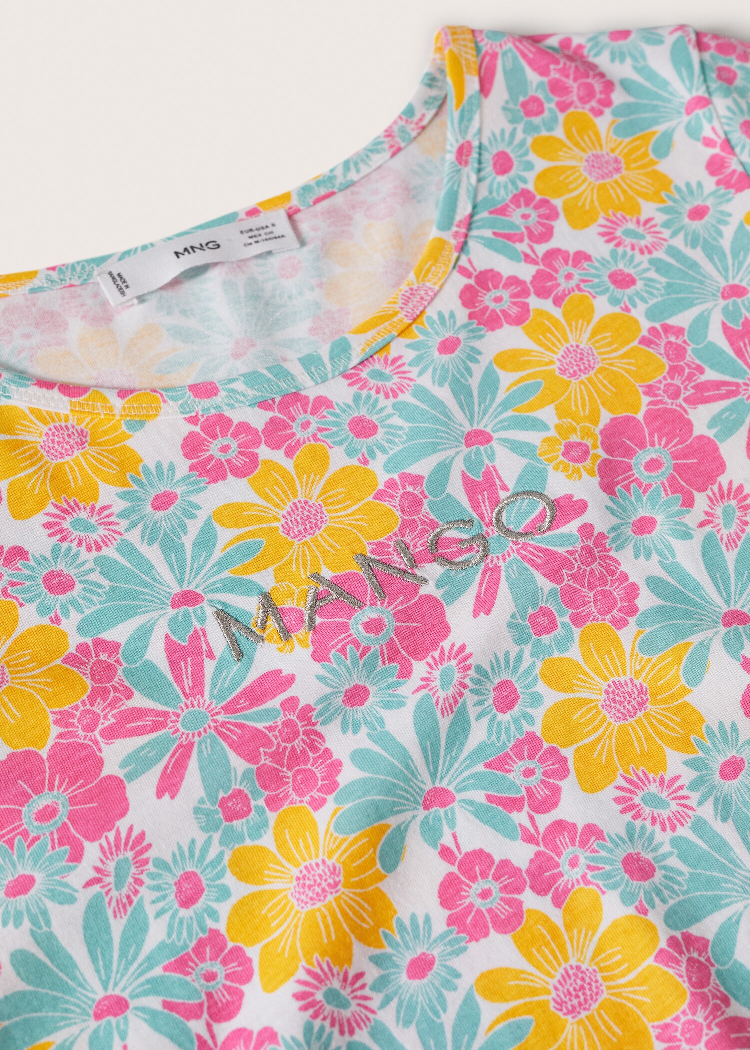 Bedrukt T-shirt met geborduurd logo - Detail van het artikel 8