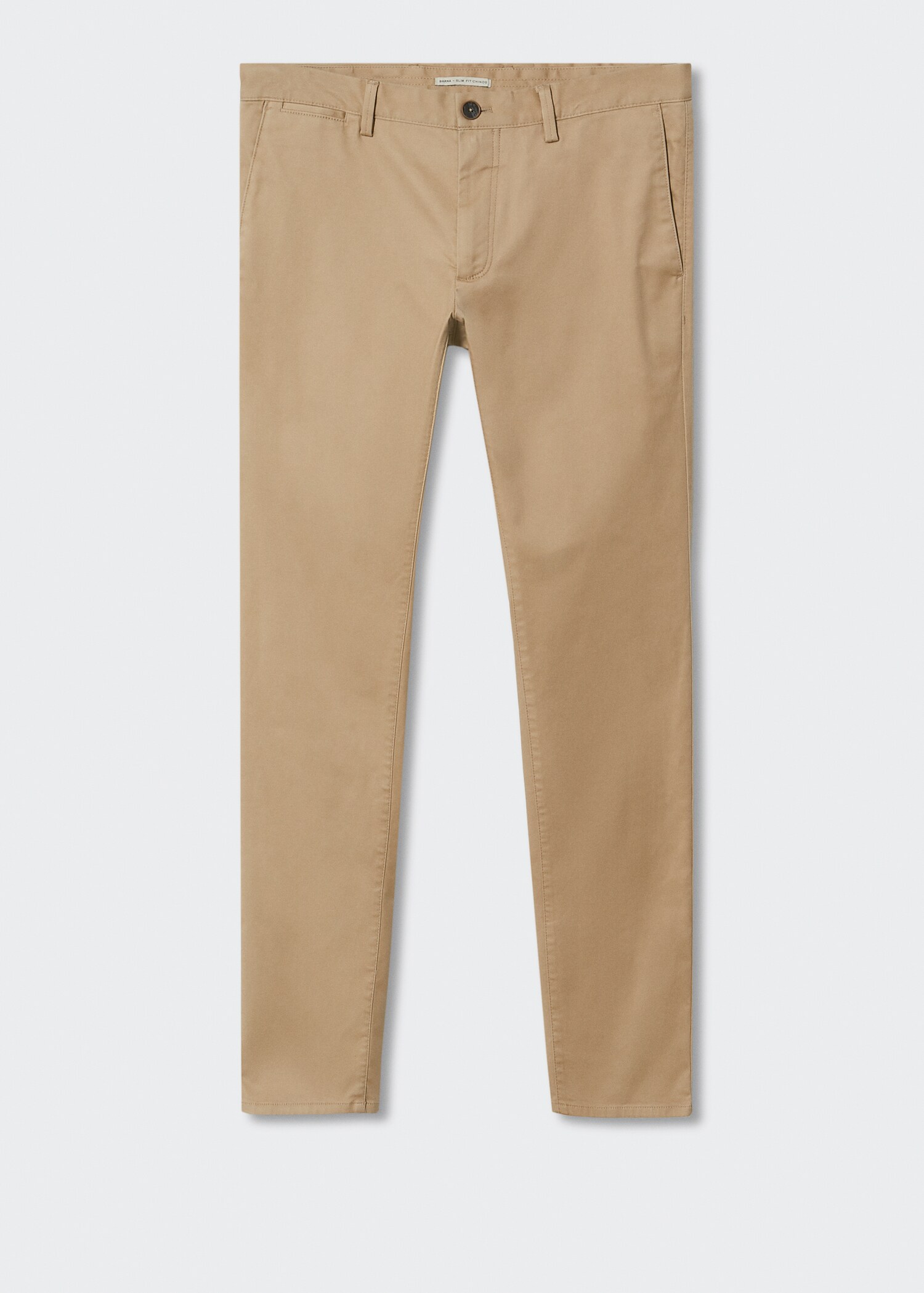 Slim fit serge chino trousers - Article without model