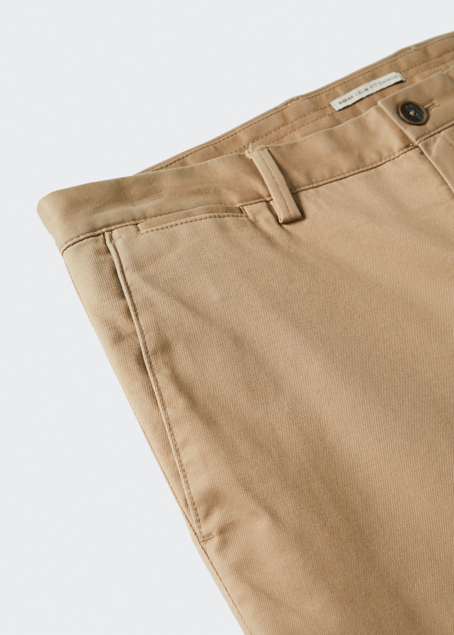 Slim fit serge chino trousers - Details of the article 8
