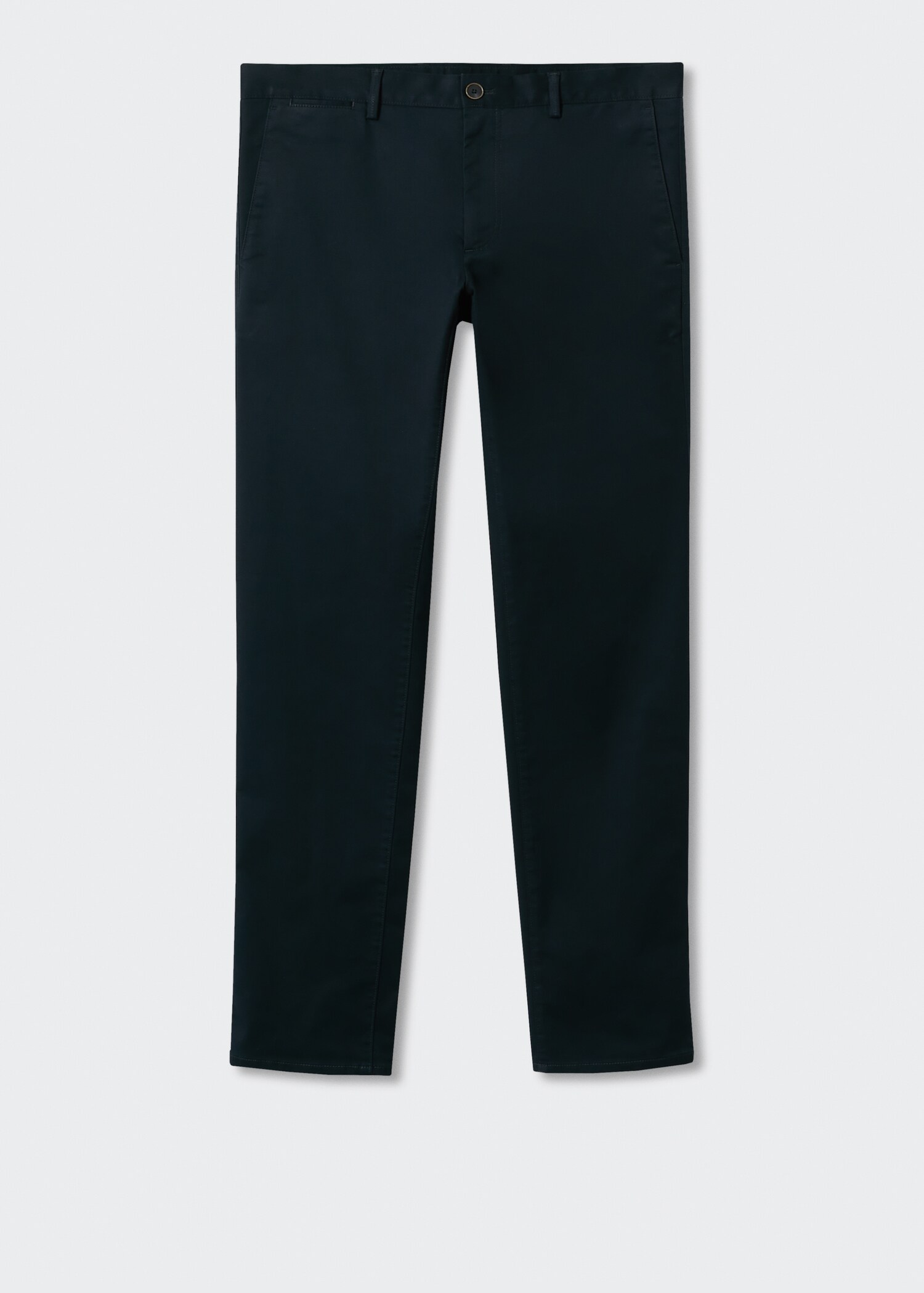 Slim fit serge chino trousers - Article without model