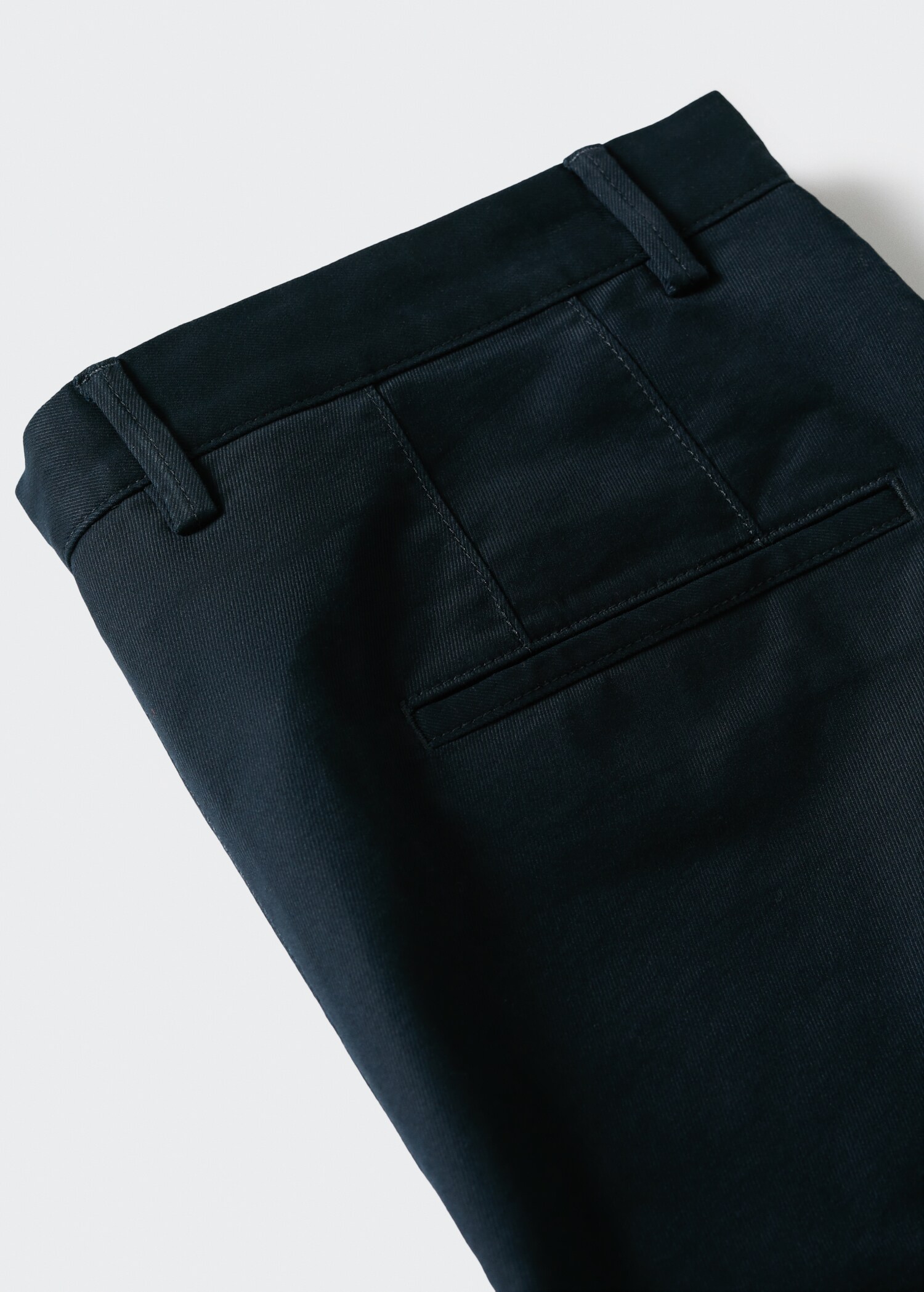 Slim fit serge chino trousers - Details of the article 8