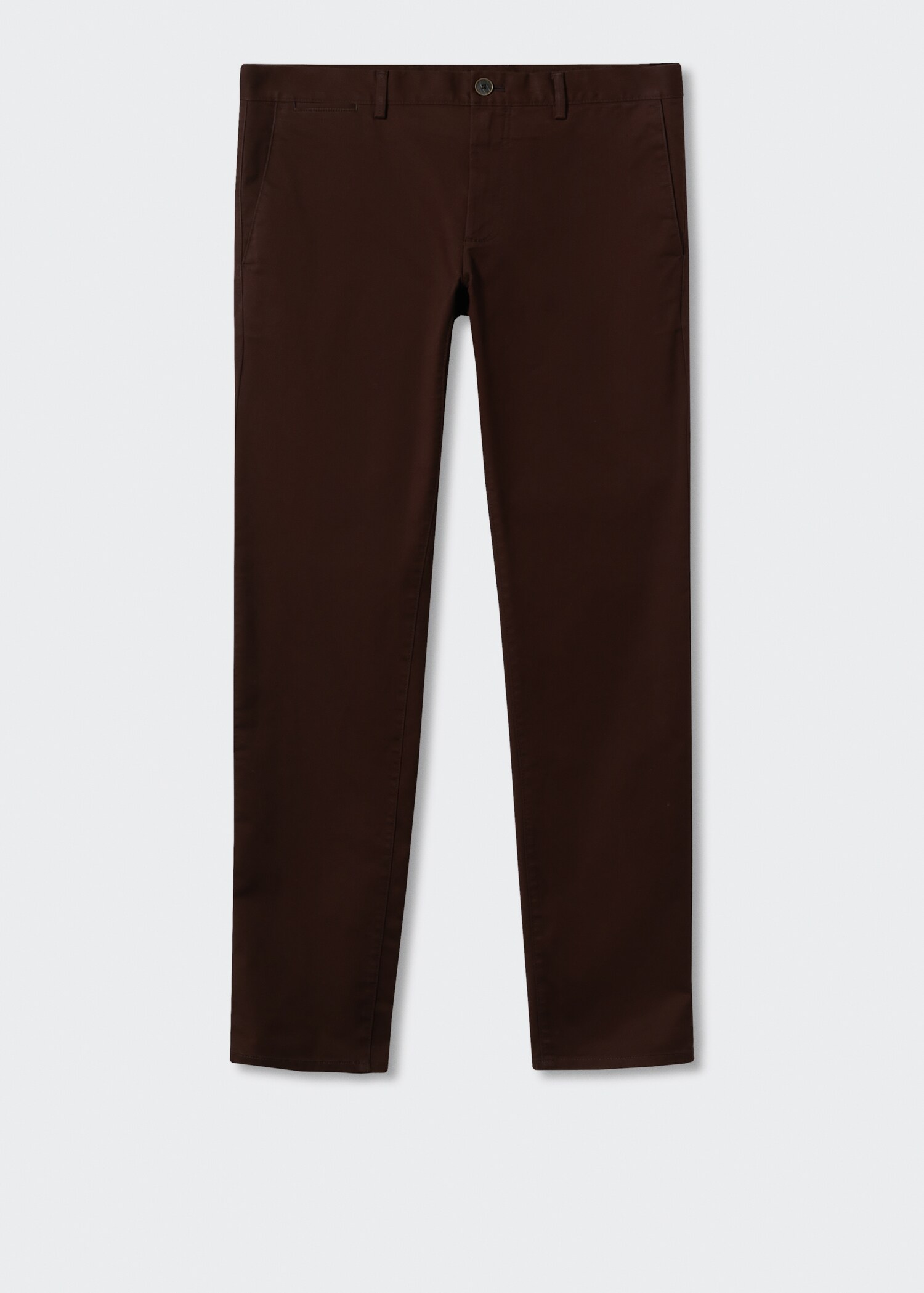 Slim fit serge chino trousers - Article without model
