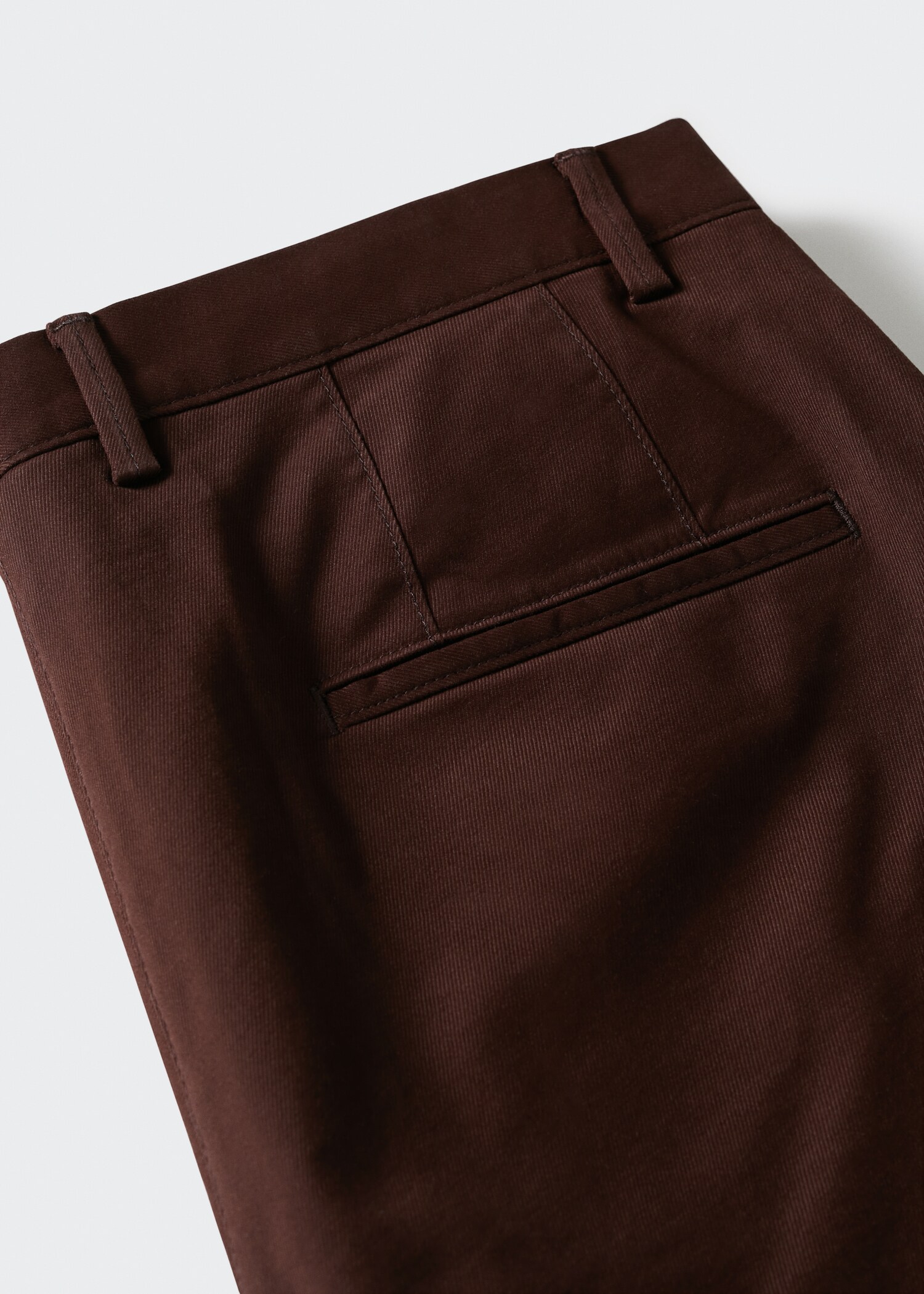 Slim fit serge chino trousers - Details of the article 8