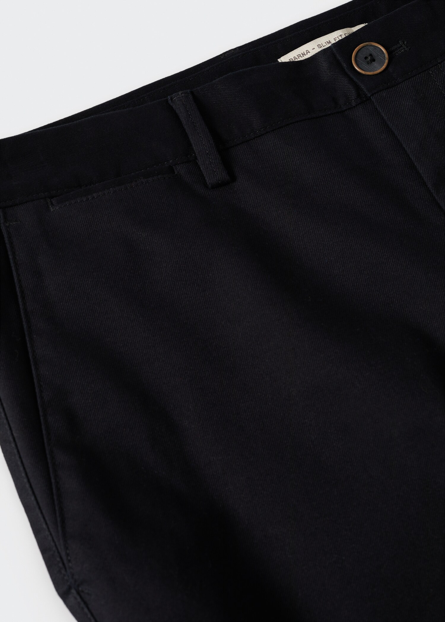 Slim fit serge chino trousers - Details of the article 8