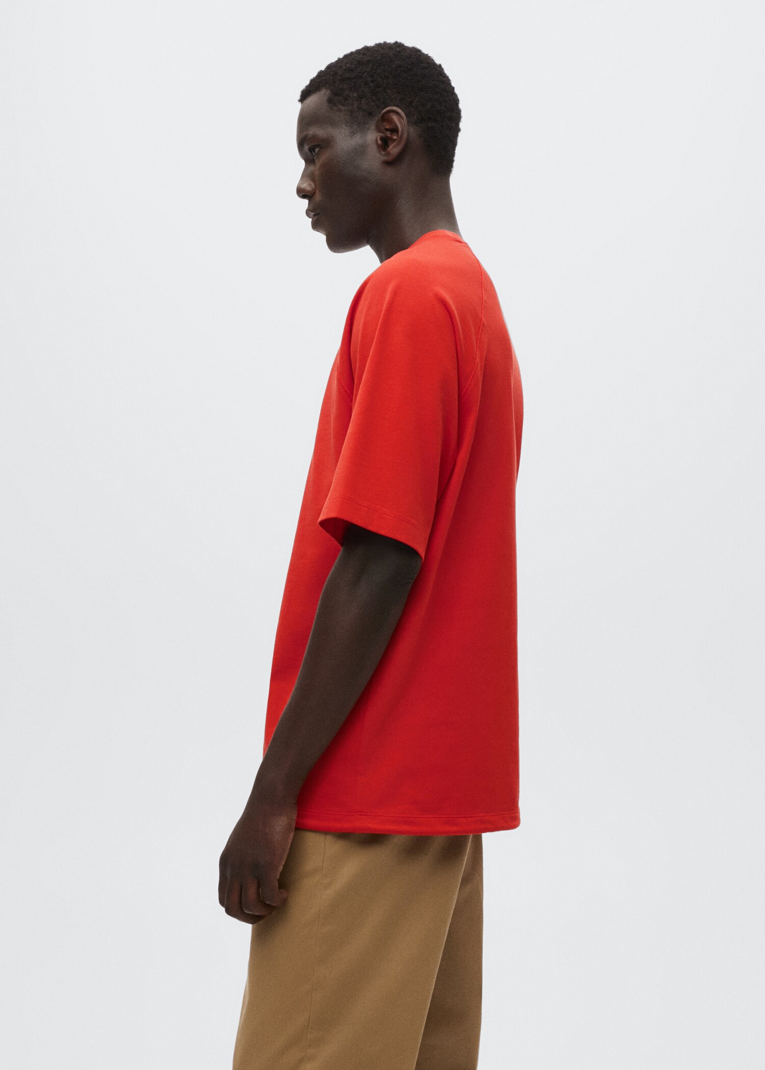 Drawstring cotton t-shirt - Details of the article 2