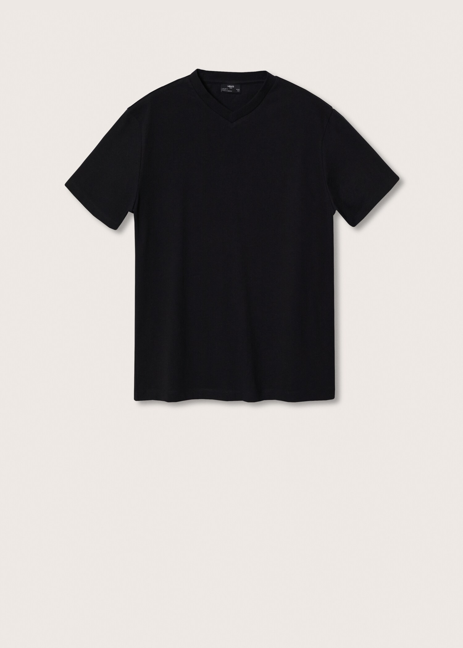 T-shirt basic collo a V - Articolo senza modello