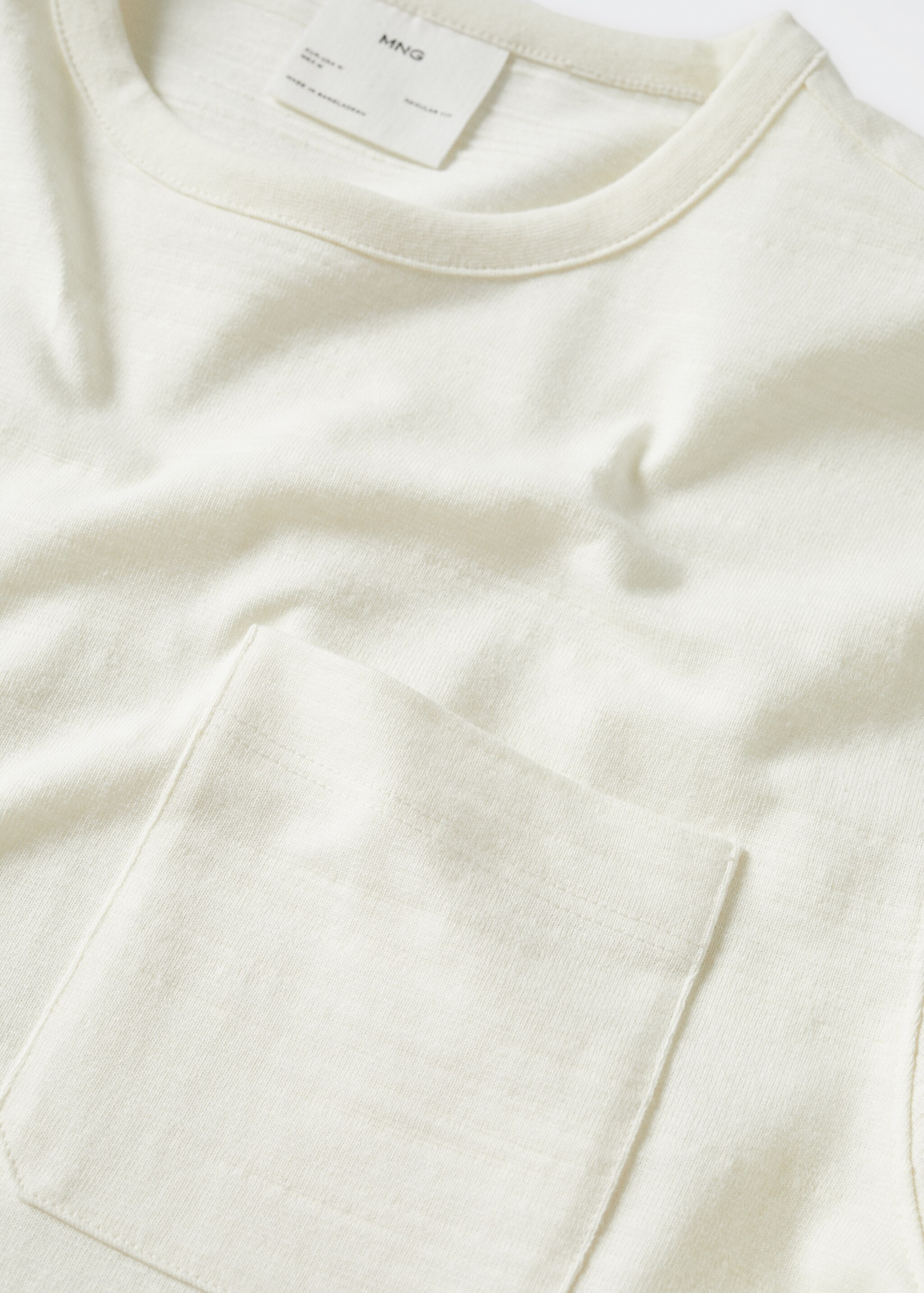 Sweat-shirt coton à poche - Détail de l'article 8