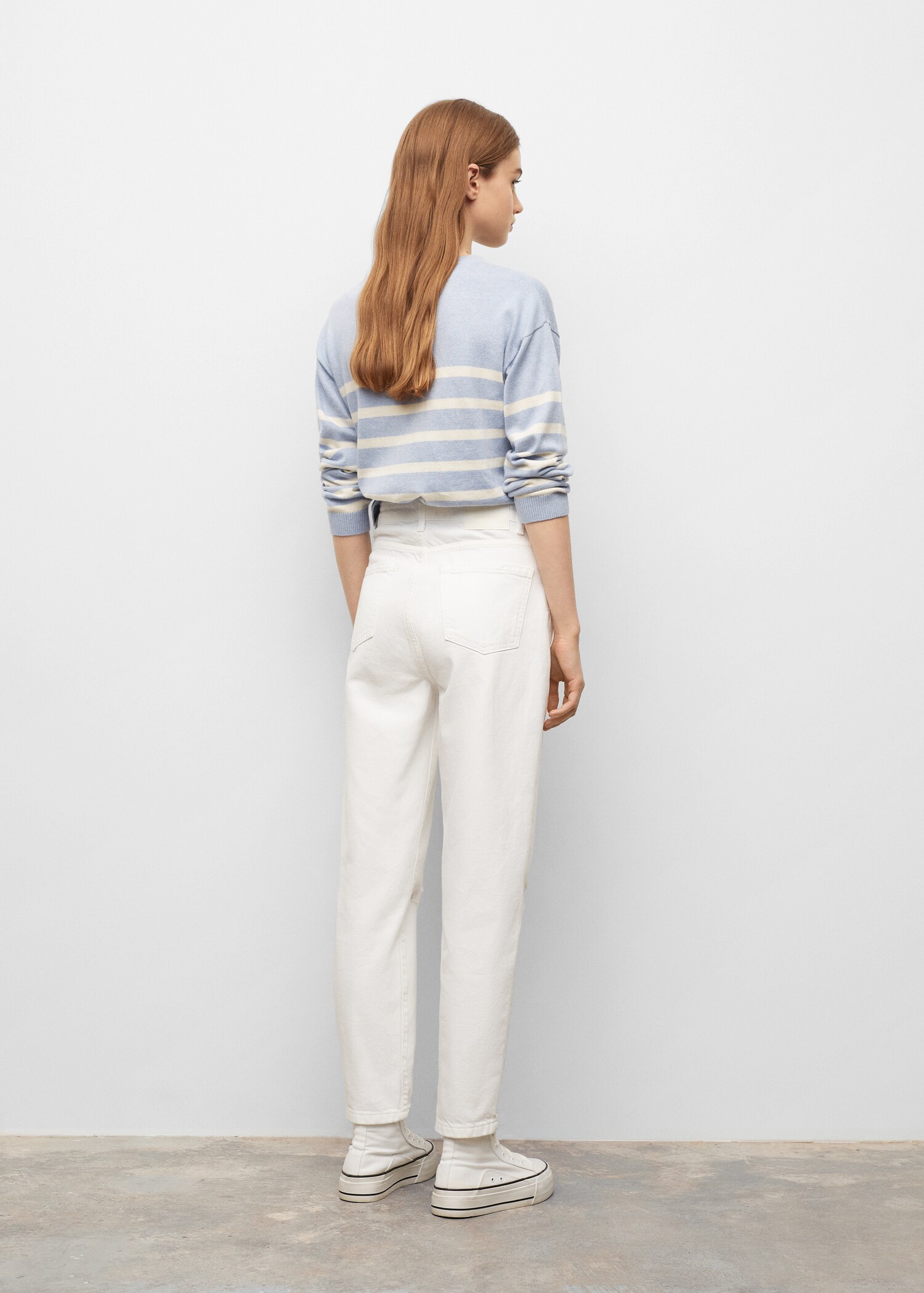 Jeans med revor straight-fit - Artikelns baksida