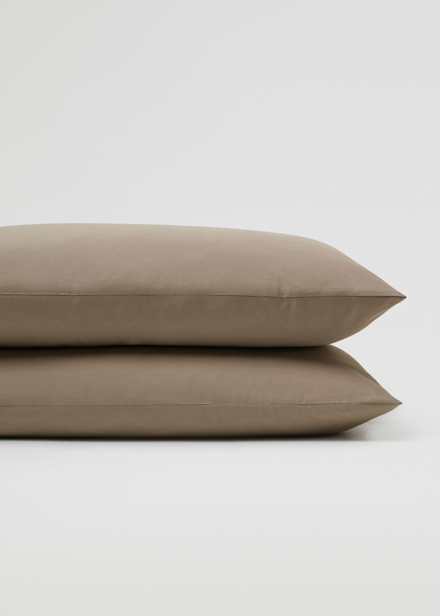 Percale cotton pillow cover 50x75cm (Pack of two) - Medium plane